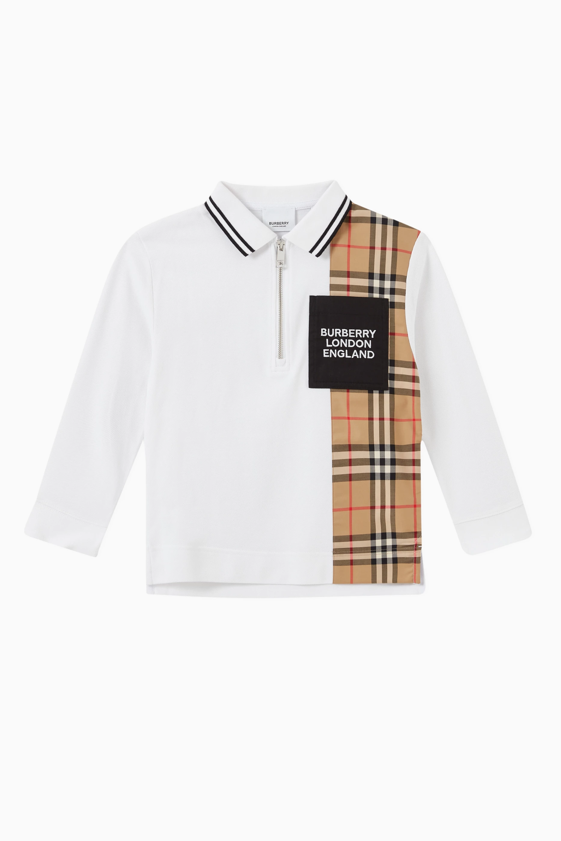 Burberry boys polo on sale