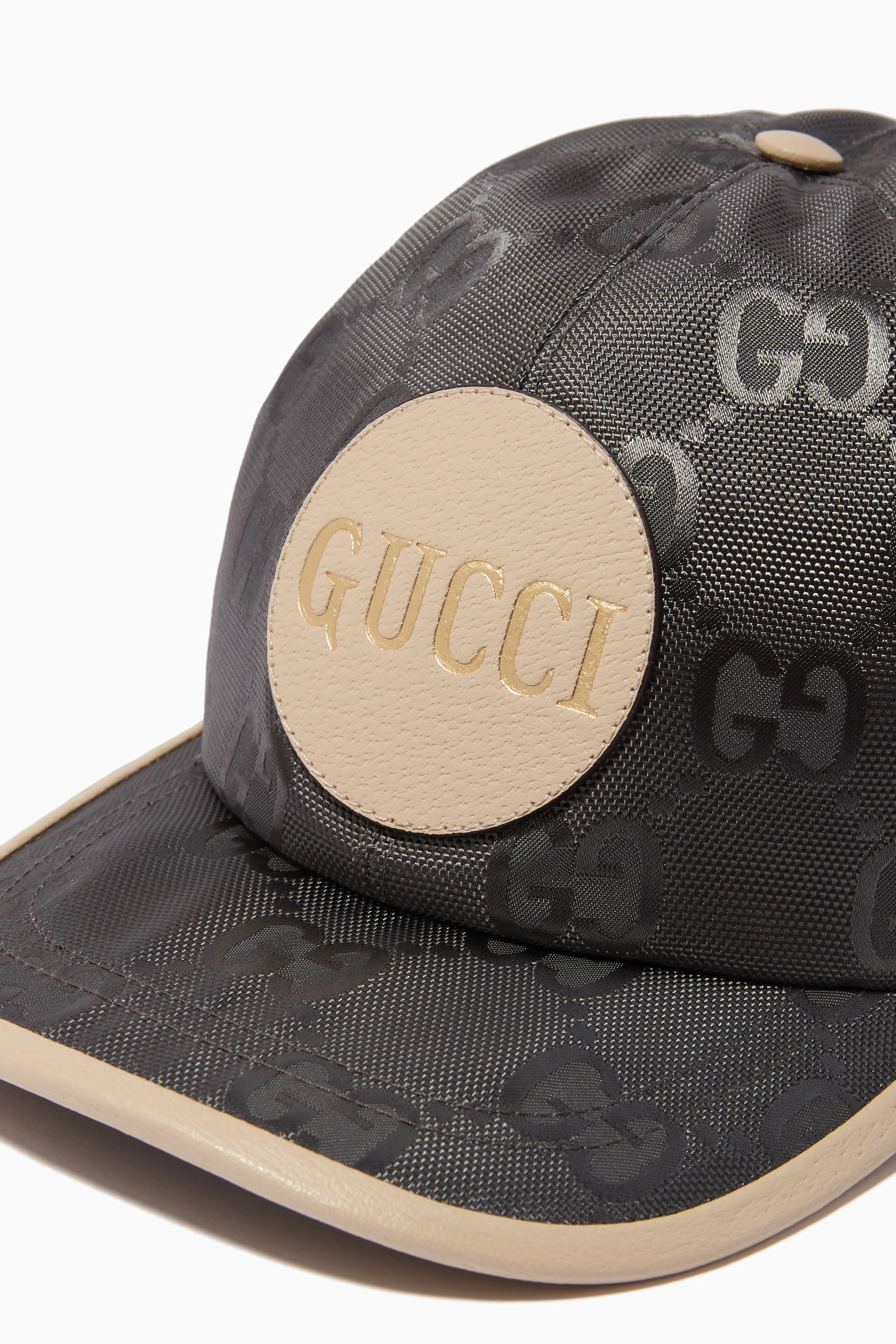 Gucci Off The Grid Baseball Hat Dark Grey in Econyl Nylon with