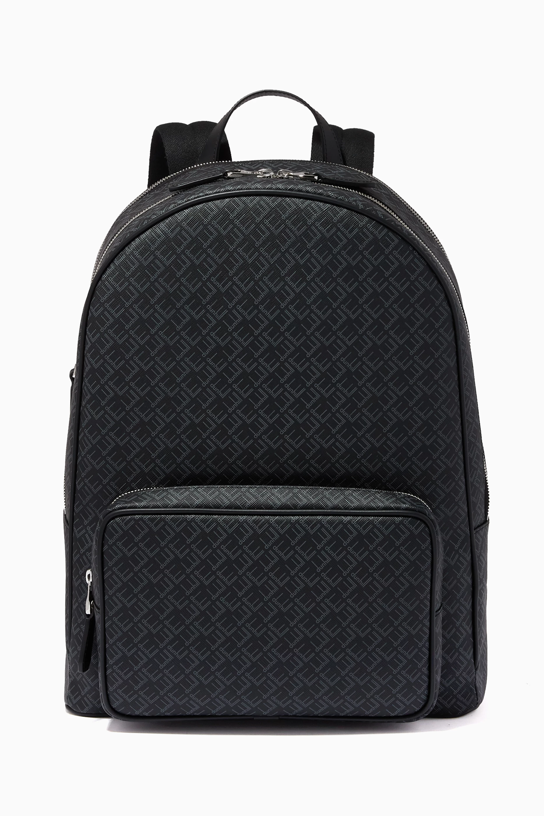 Buy Dunhill Black D Signature Backpack in Leather for Men in Oman