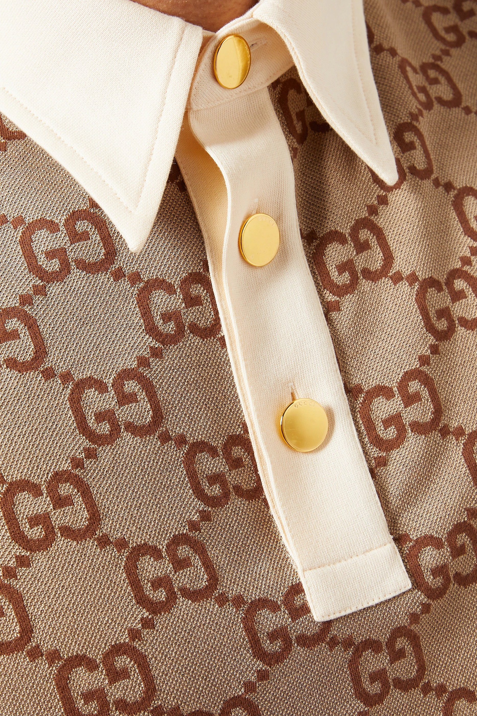 Tan gucci hot sale shirt