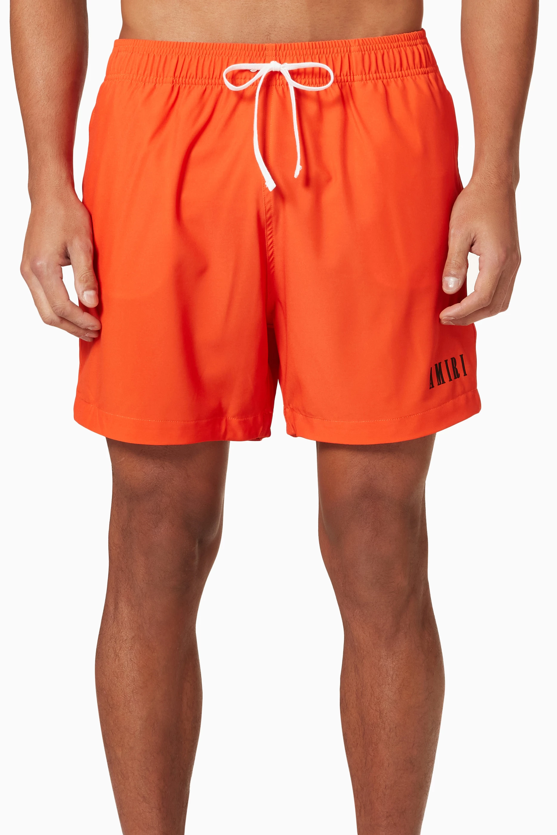 AMIRI Core Logo Swim Shorts Orange for Women