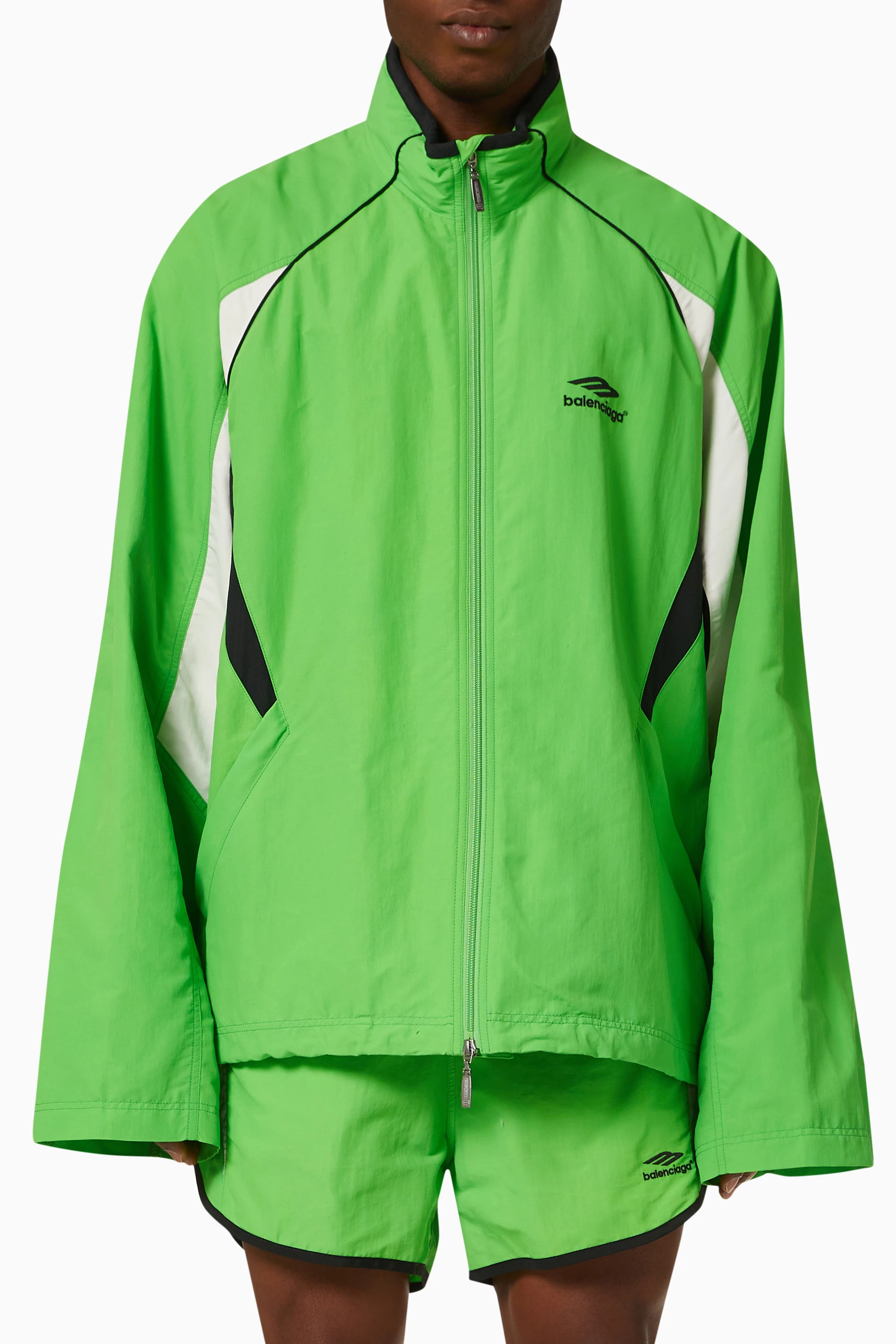 Shop Balenciaga 3B Sports Icon Tracksuit Rain Jacket