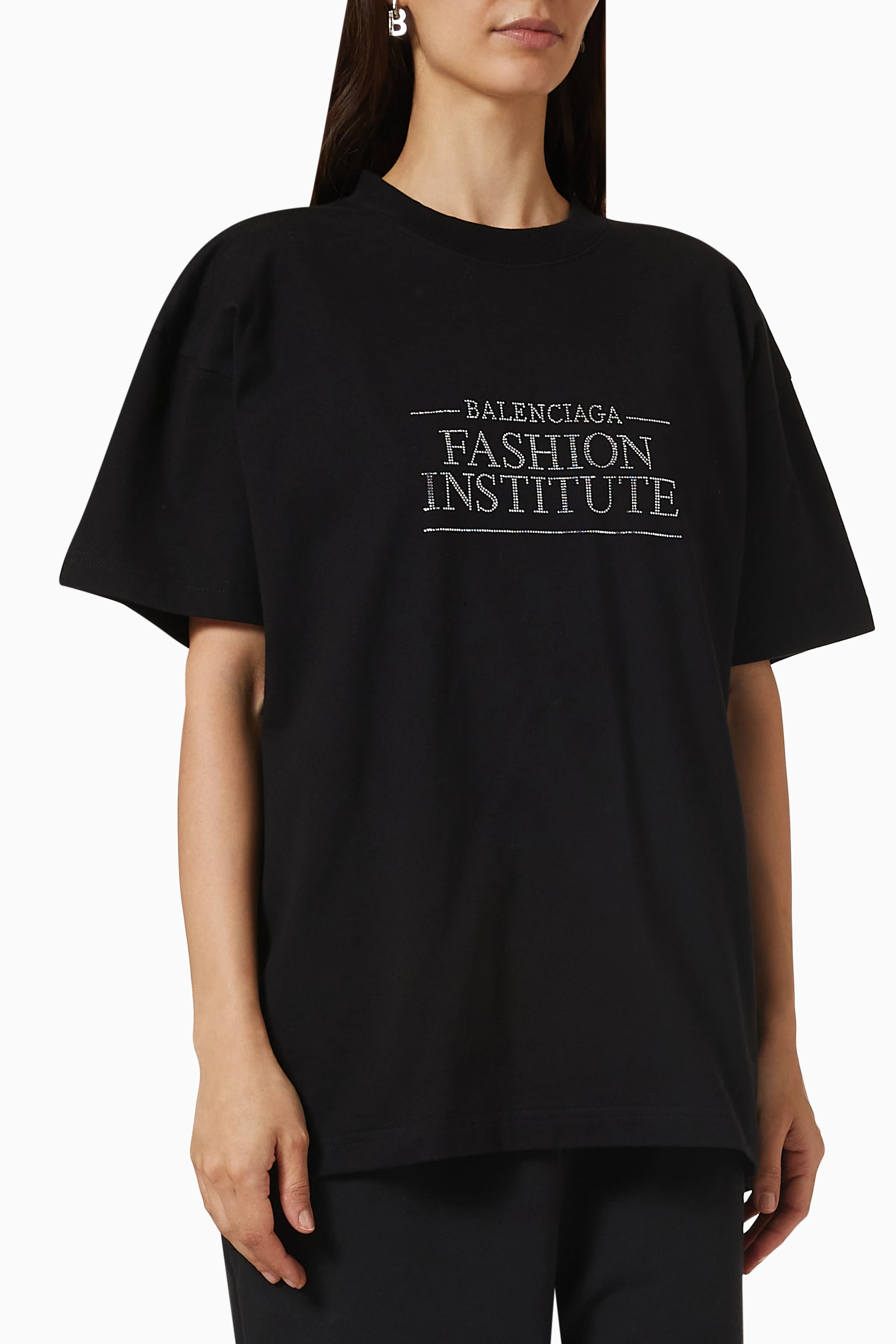 ブルー×レッド 新品 BALENCIAGA FASHION INSTITUT Tシャツ S - 通販