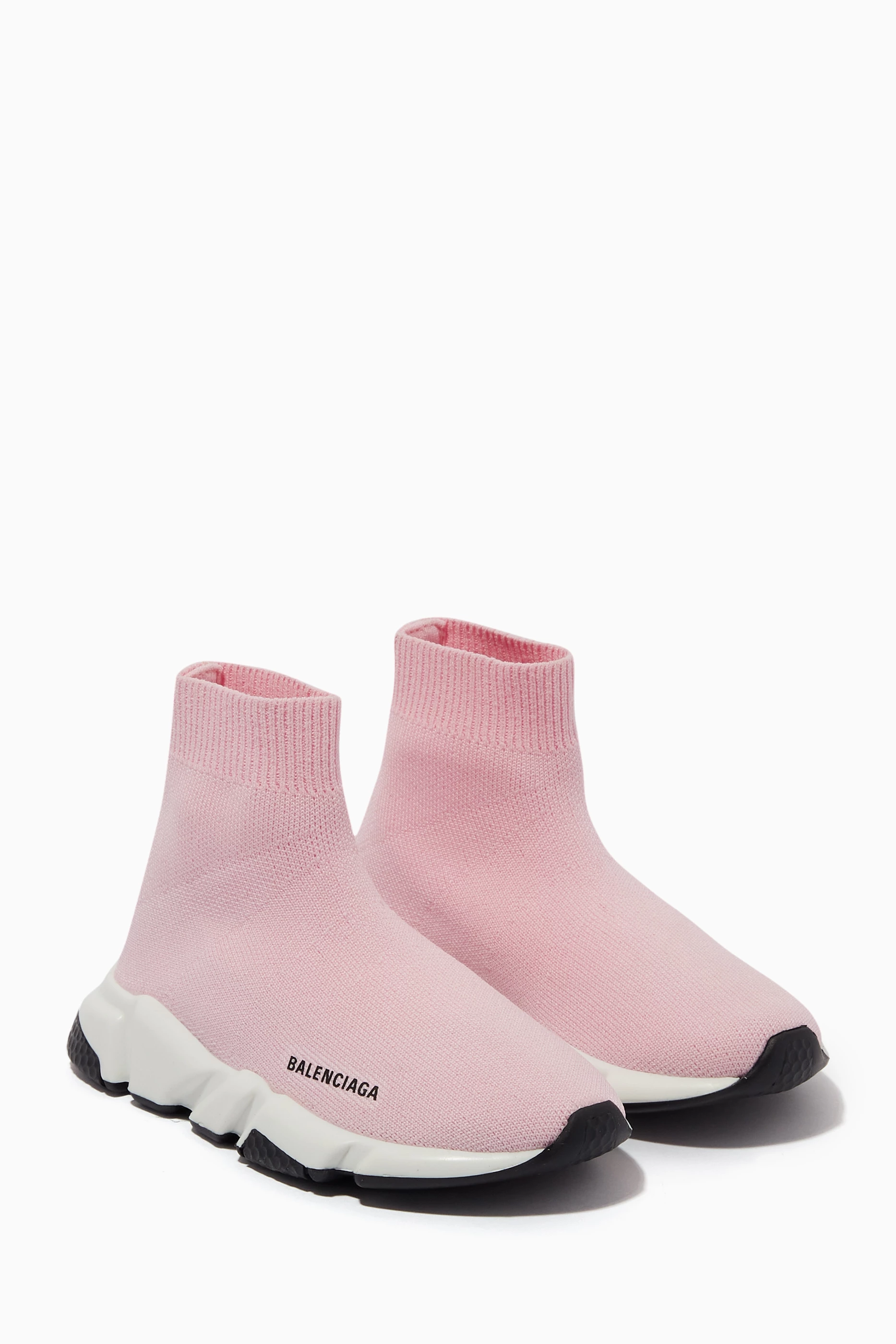 Buy Balenciaga Pink Speed Sneakers in Technical Knit for UNISEX in