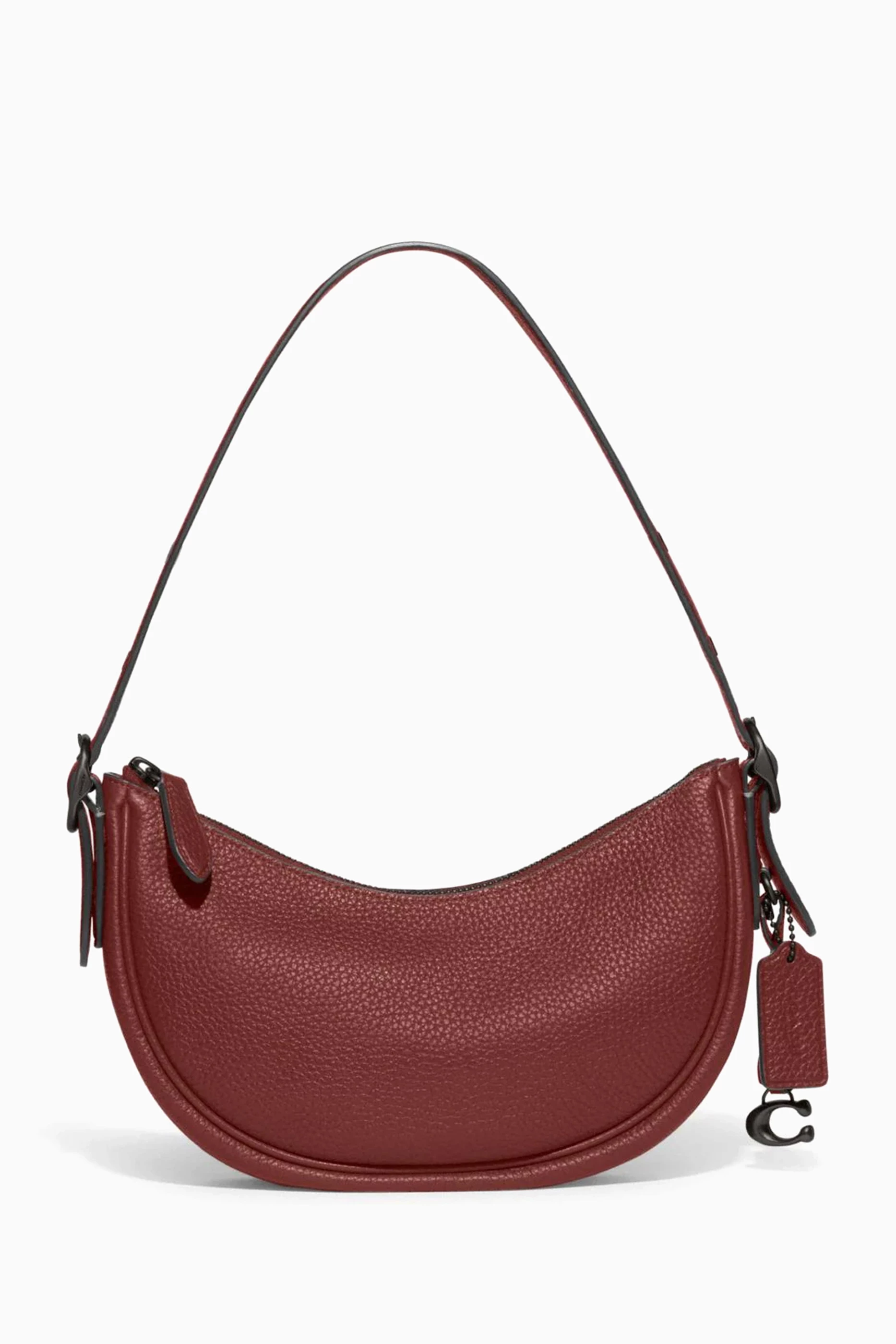 Pebble leather coach bag sales