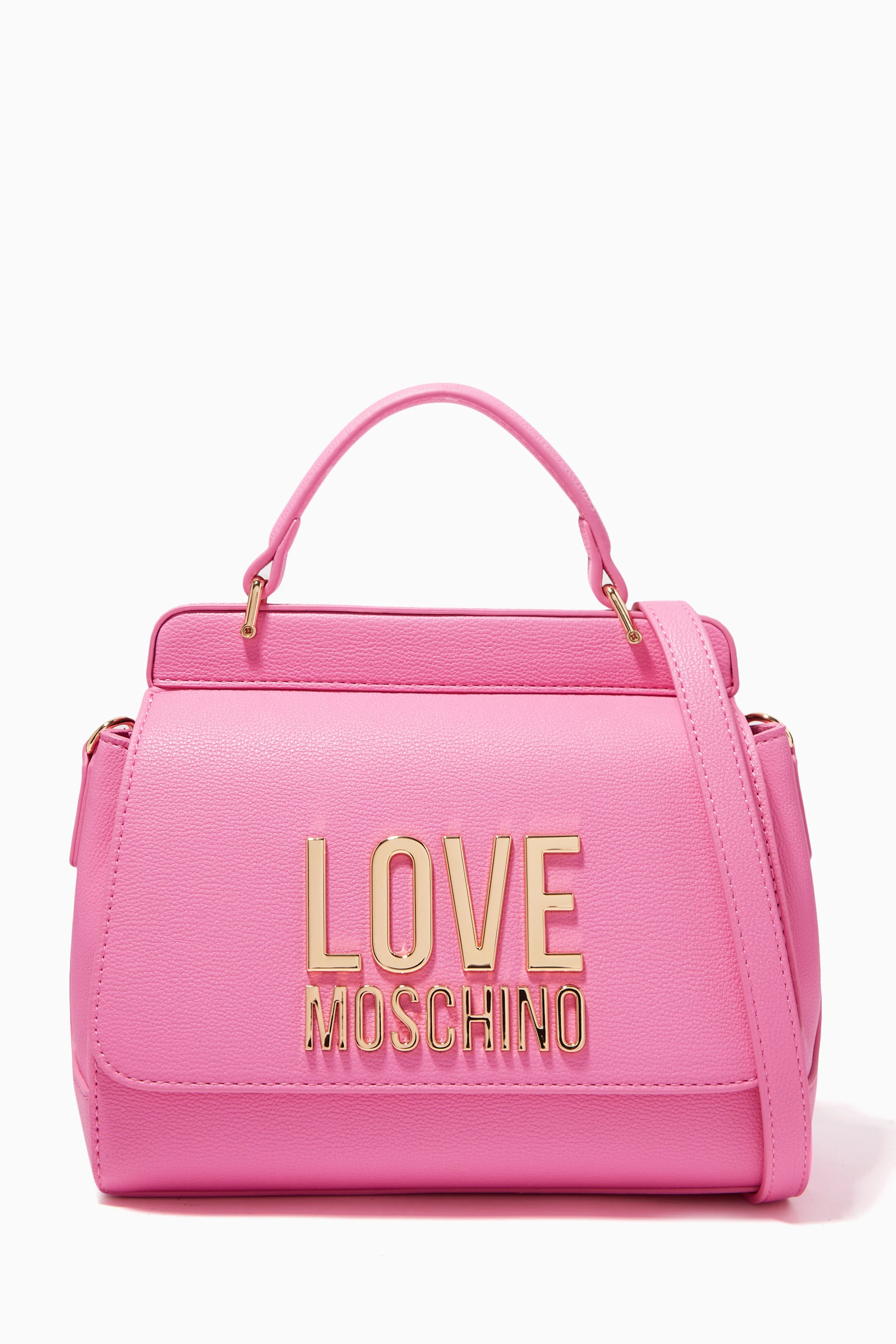 Pink love store moschino bag