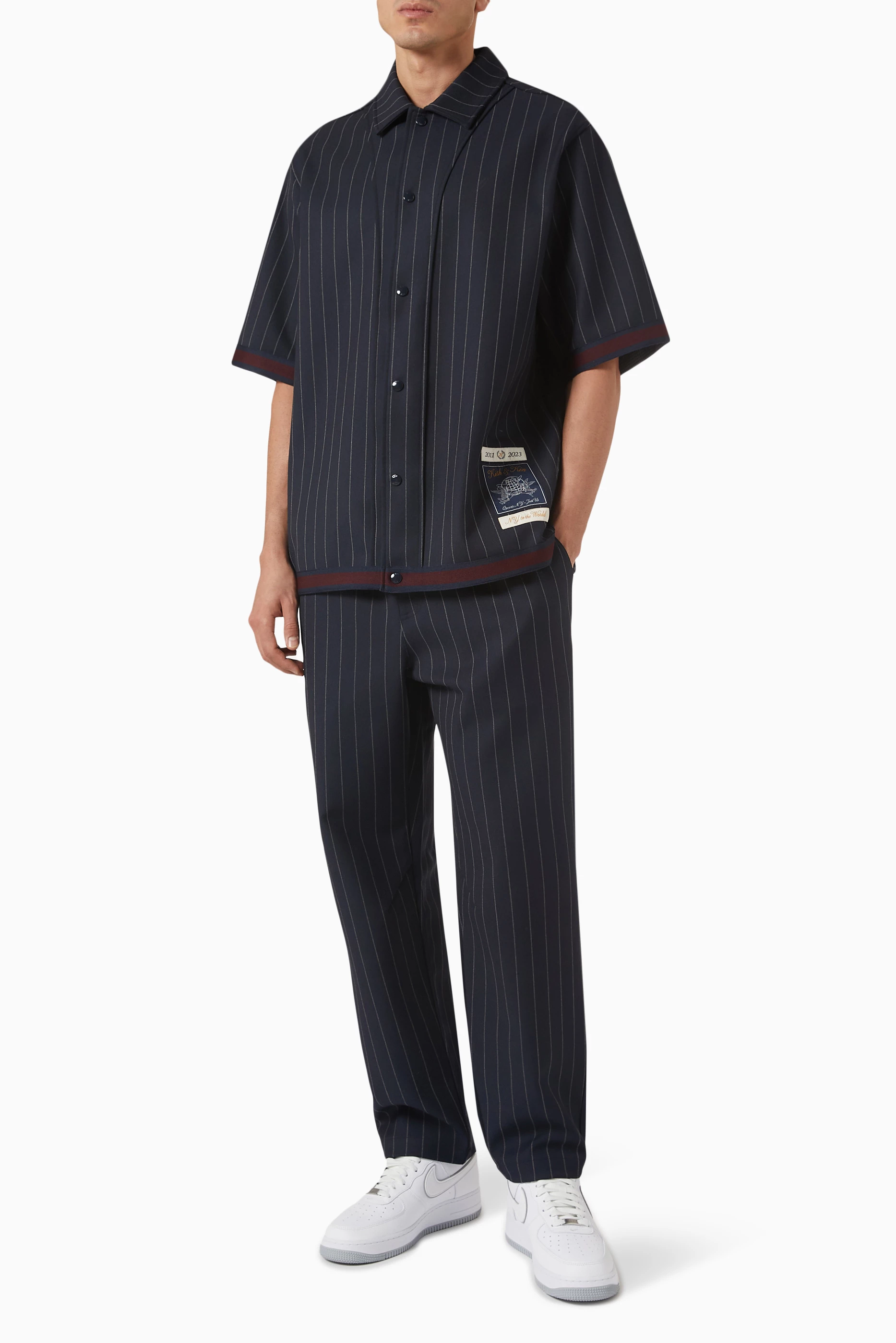 Buy Kith Blue Pinstripe Woodpoint Shirt for MEN in Oman | Ounass