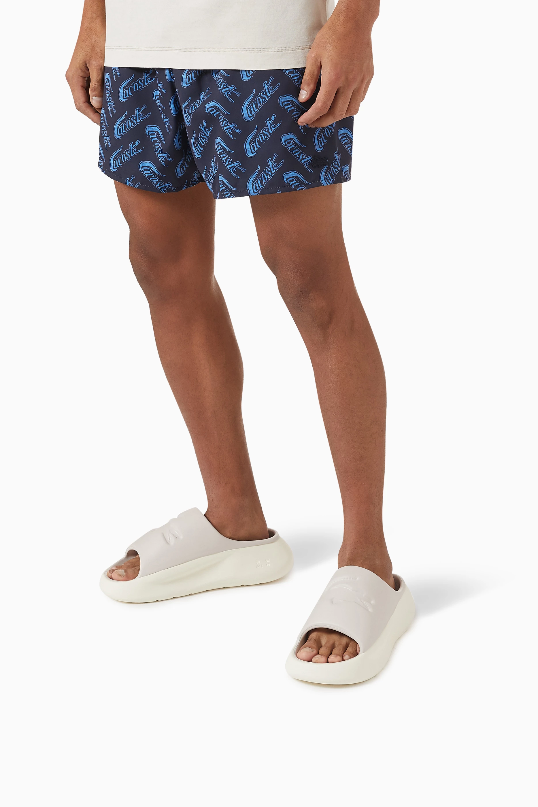 Lacoste pool slides on sale