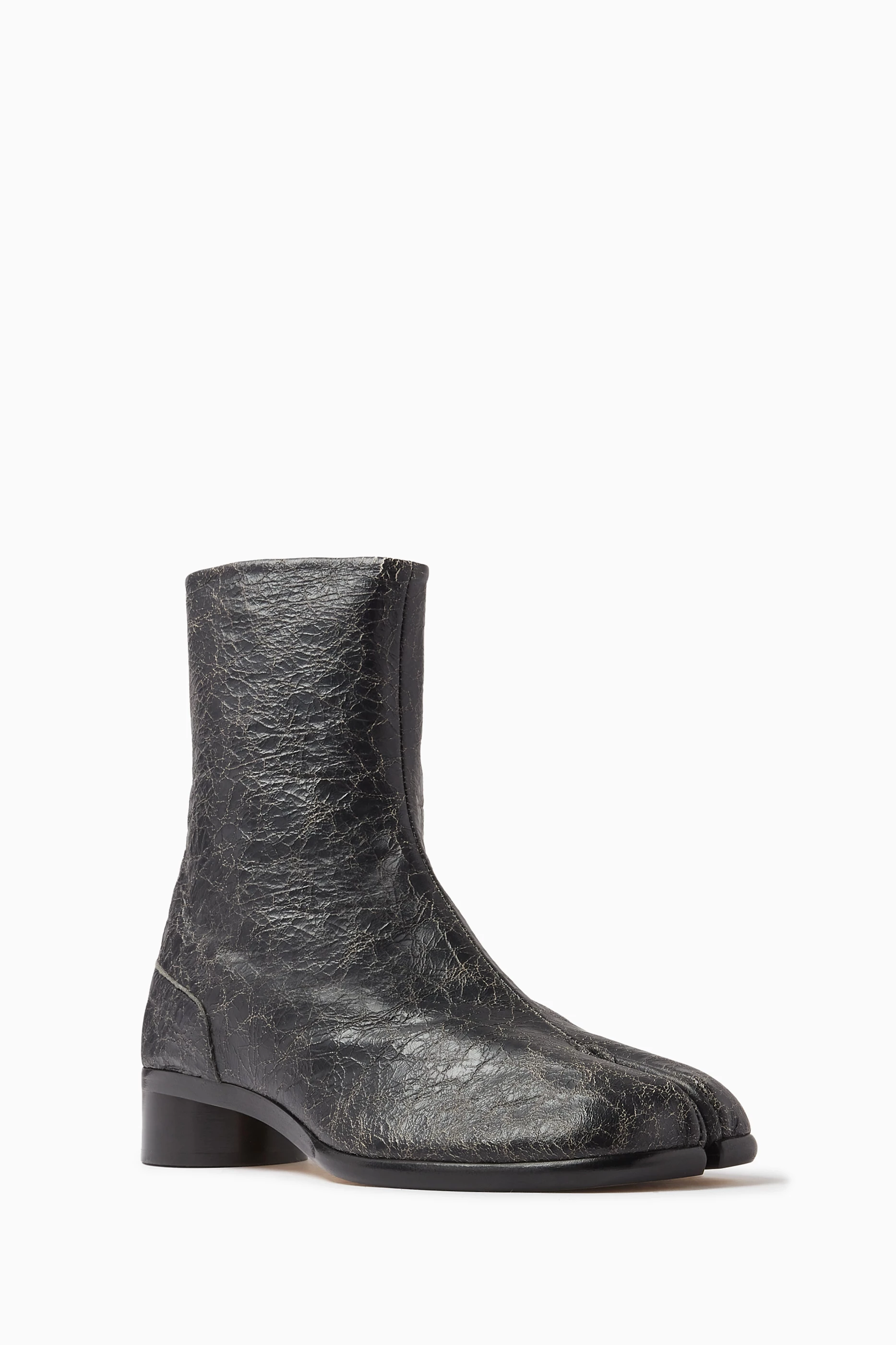 Tabi leather boots outlet