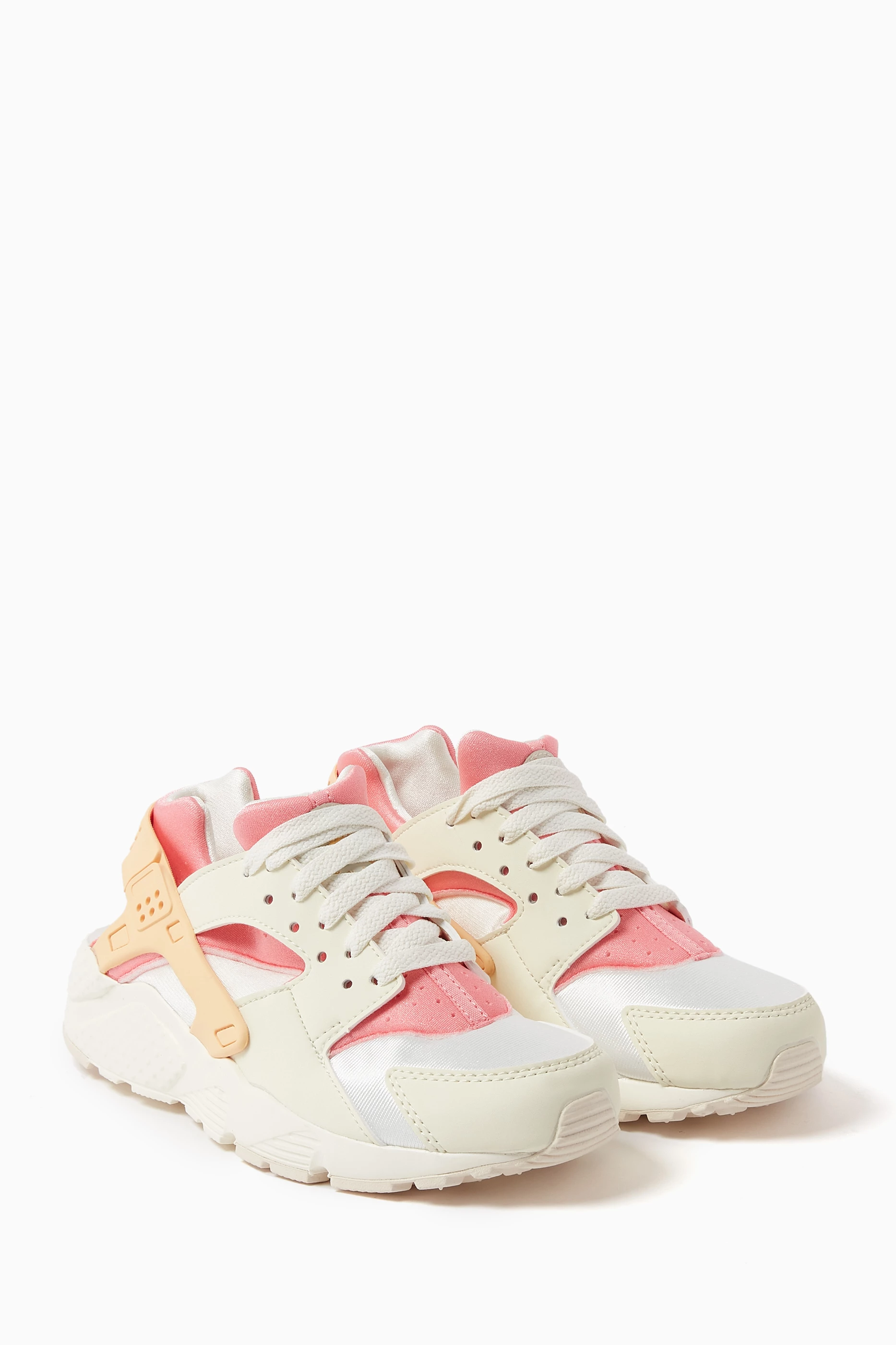 Pink white huaraches store