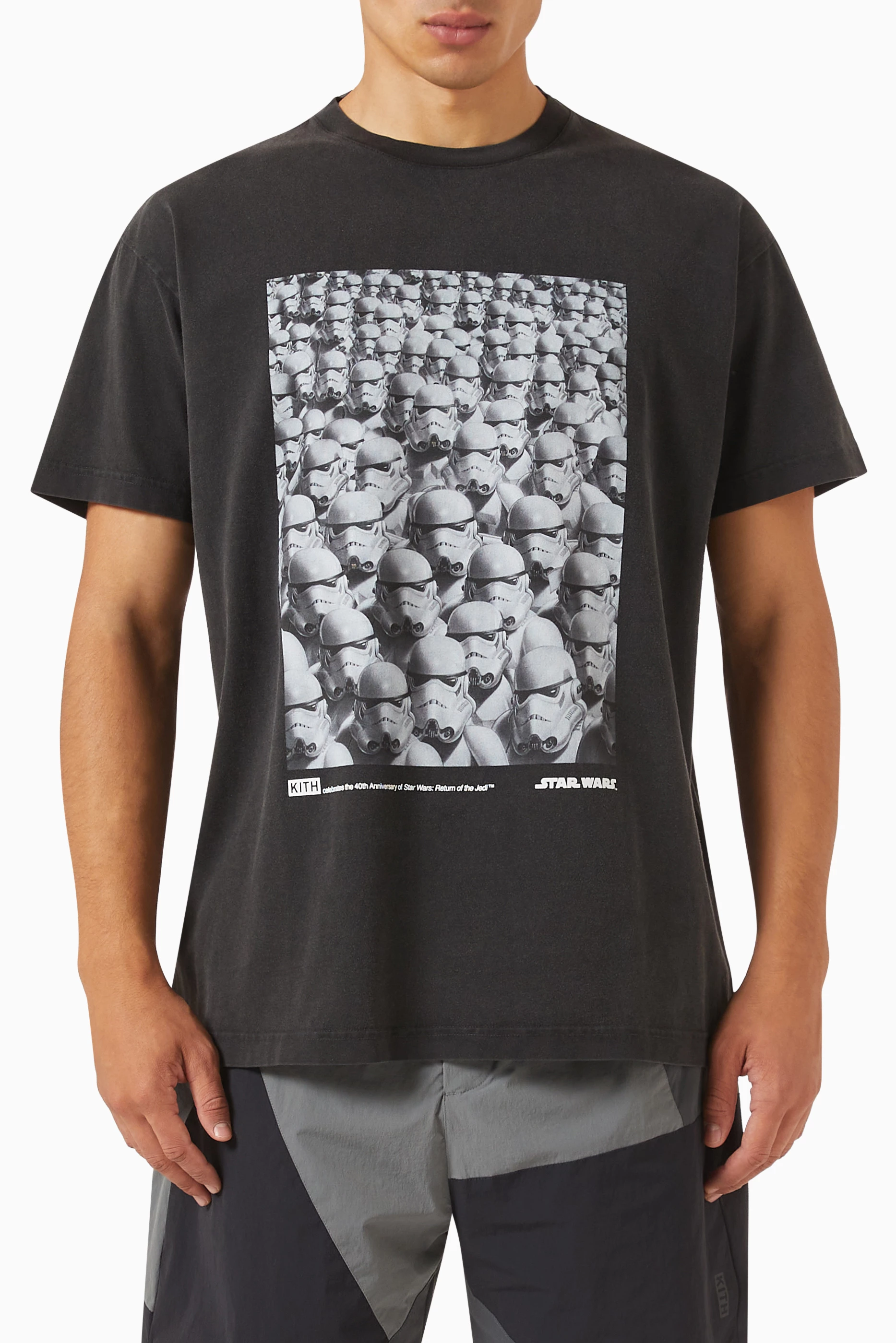 Shop Kith Black x Star Wars™ Stormtrooper Vintage T-shirt in