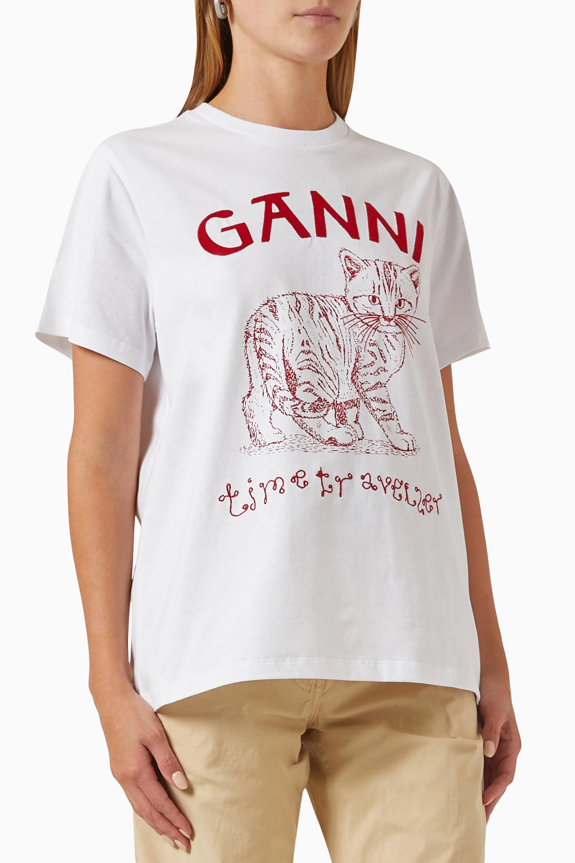 Ganni Future T-Shirt - White