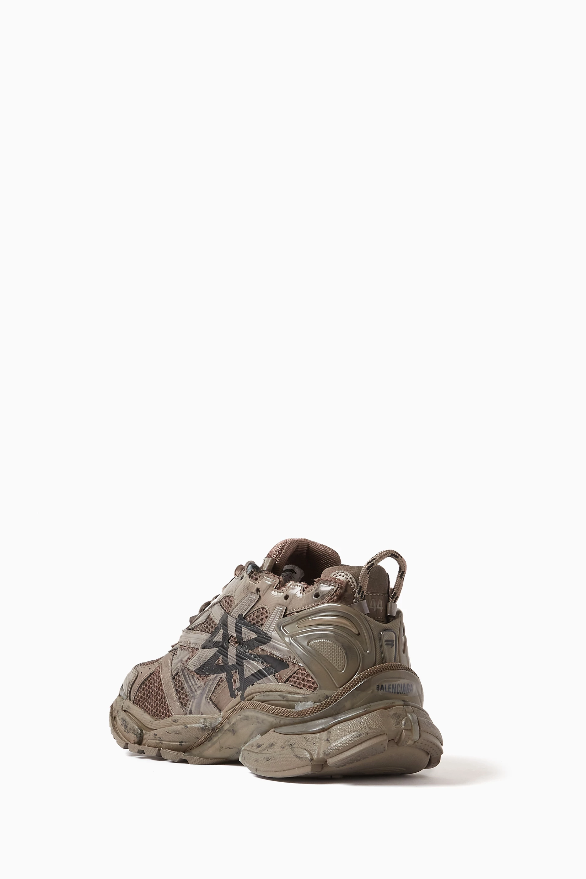 Brown hotsell balenciaga runners