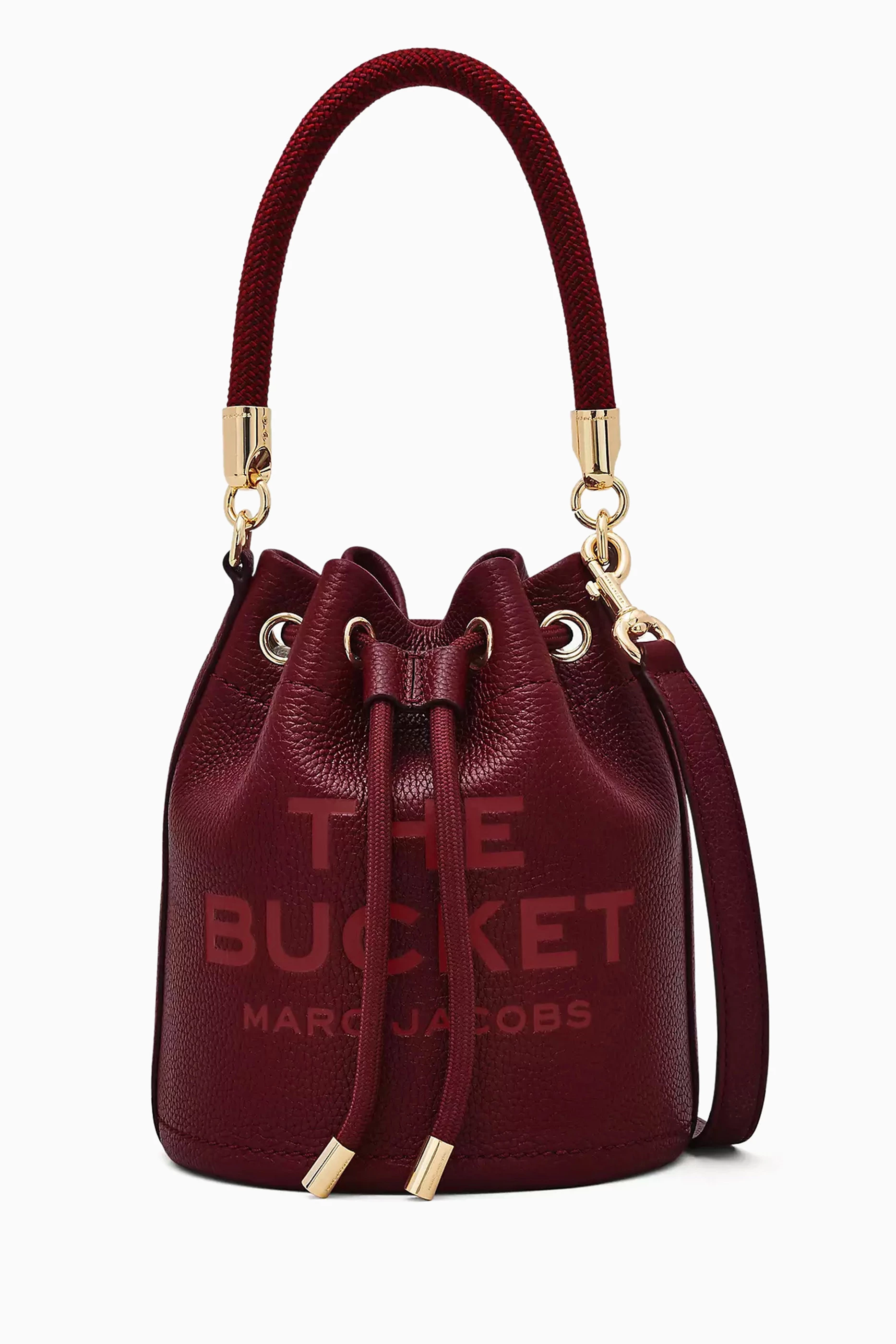 Bucket bag burgundy store