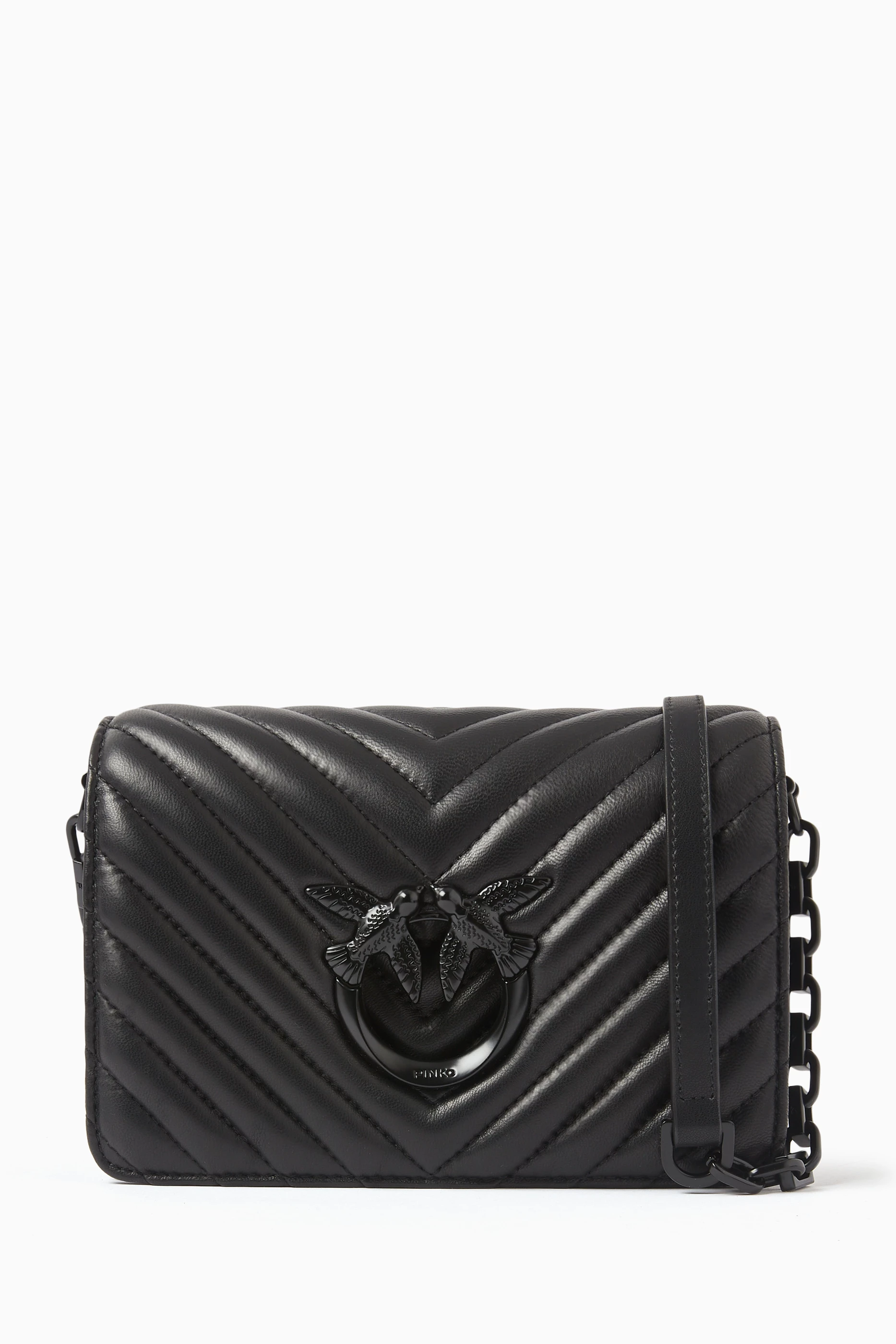 Pinko leather bag deals