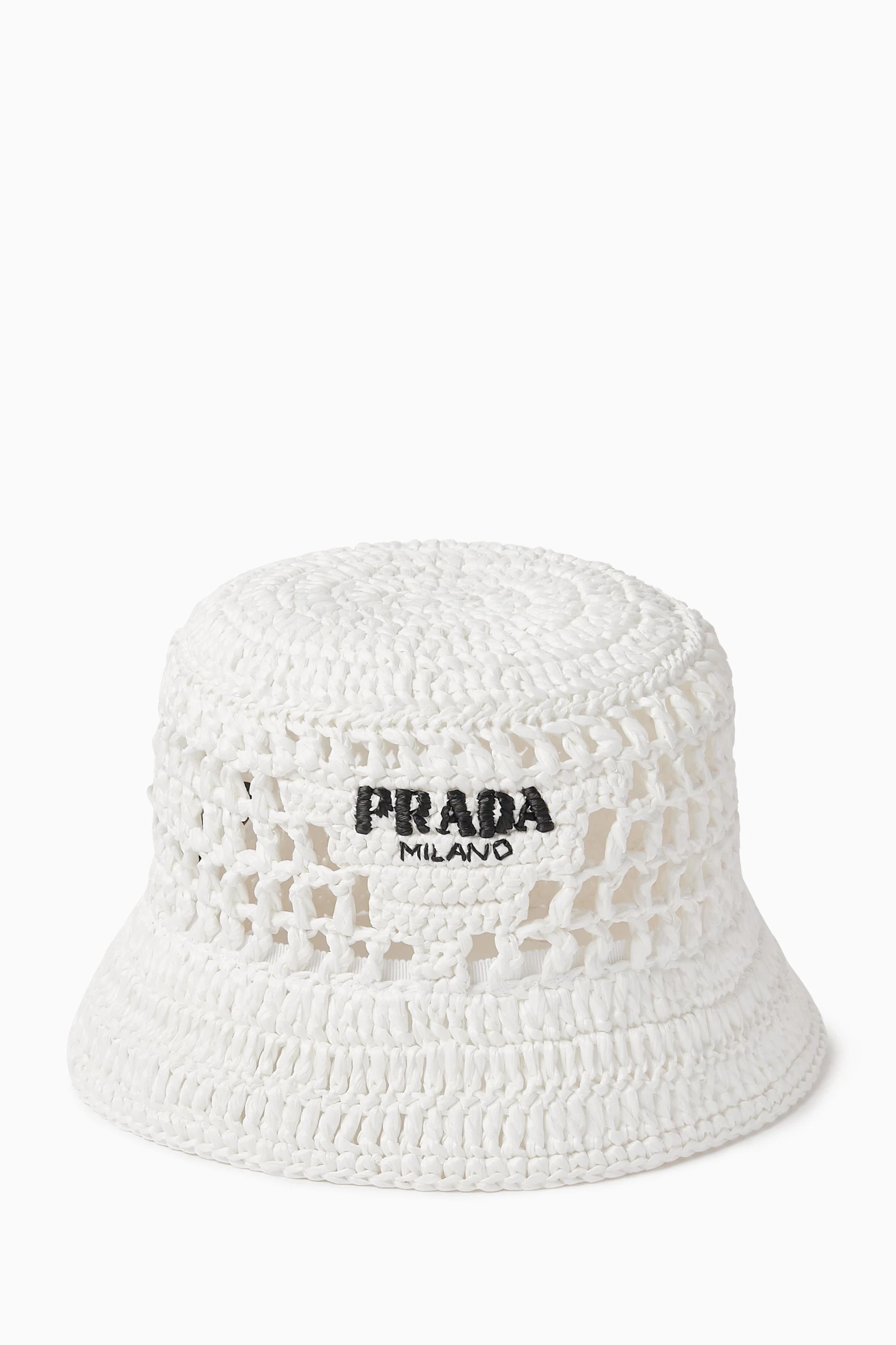 Prada white hat sales