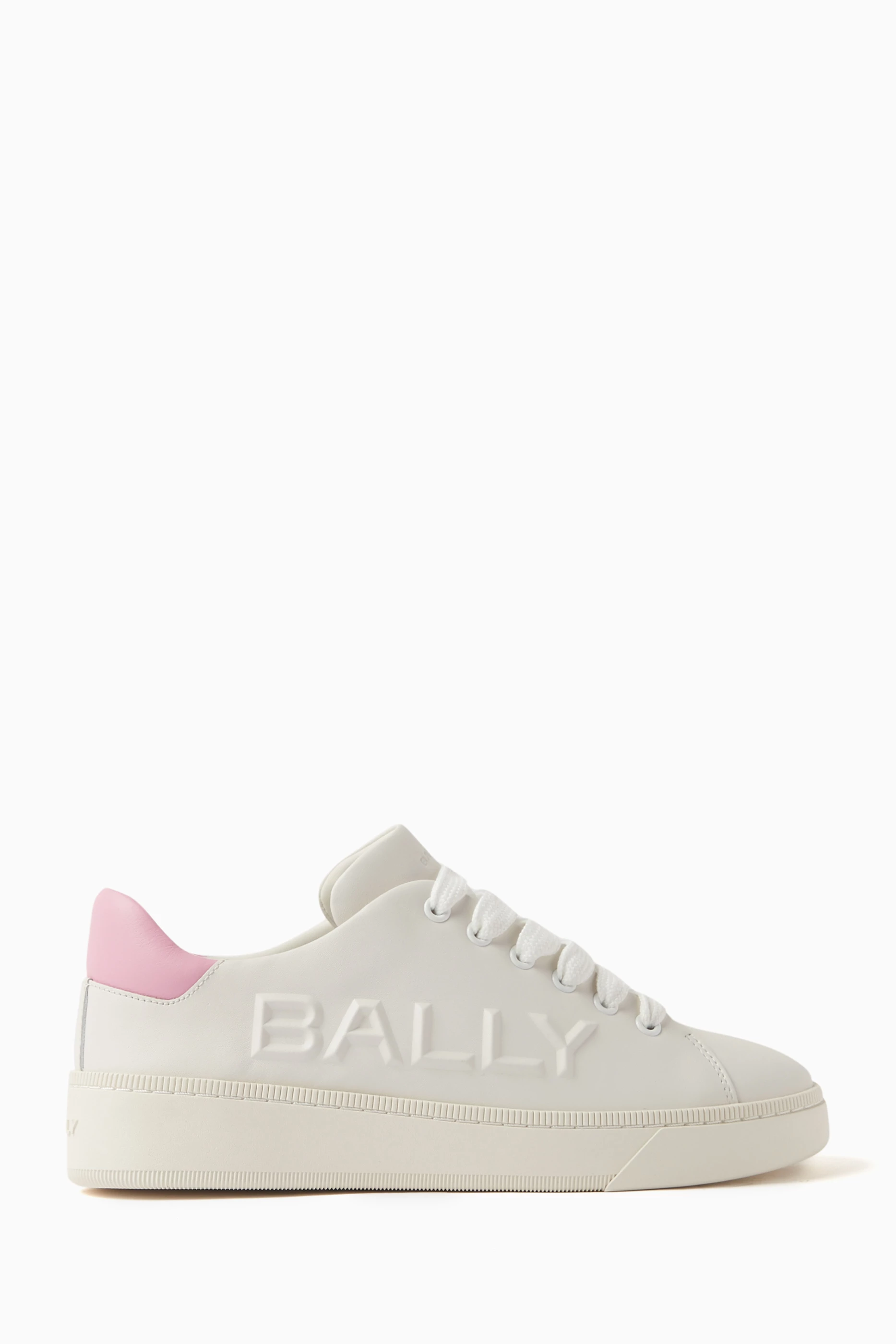 Pink bally sneakers outlet