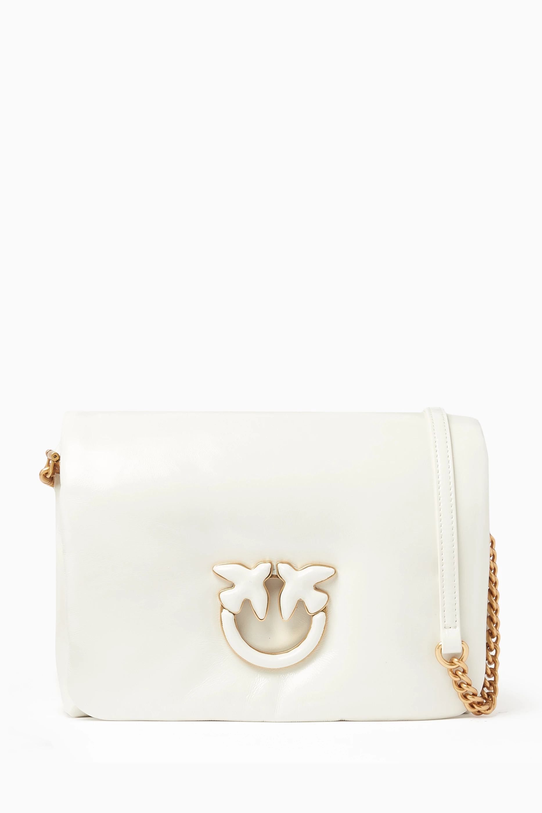 Pinko mini love bag white 2025
