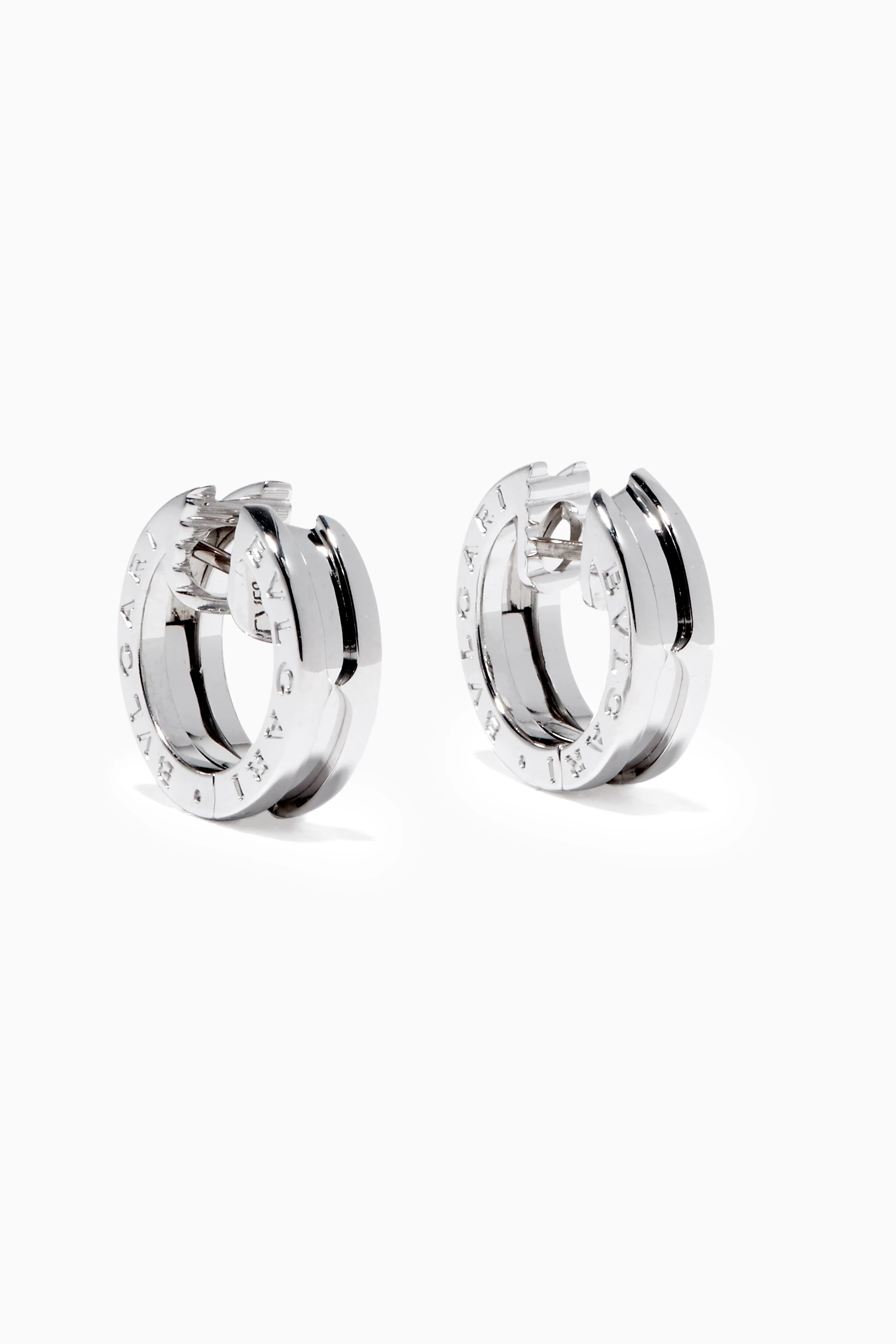 Bvlgari earrings white gold discount