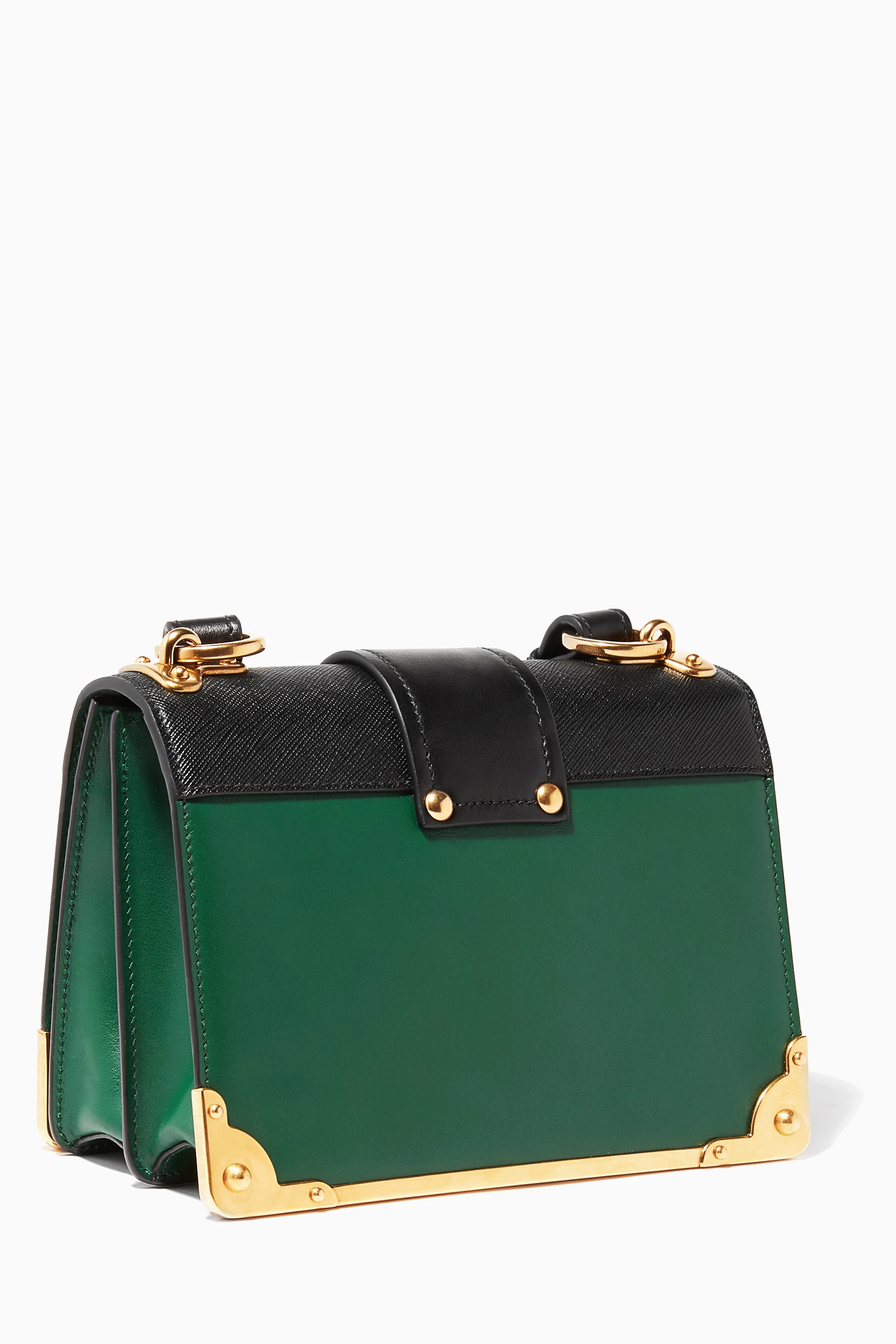 Prada cahier bag green new arrivals