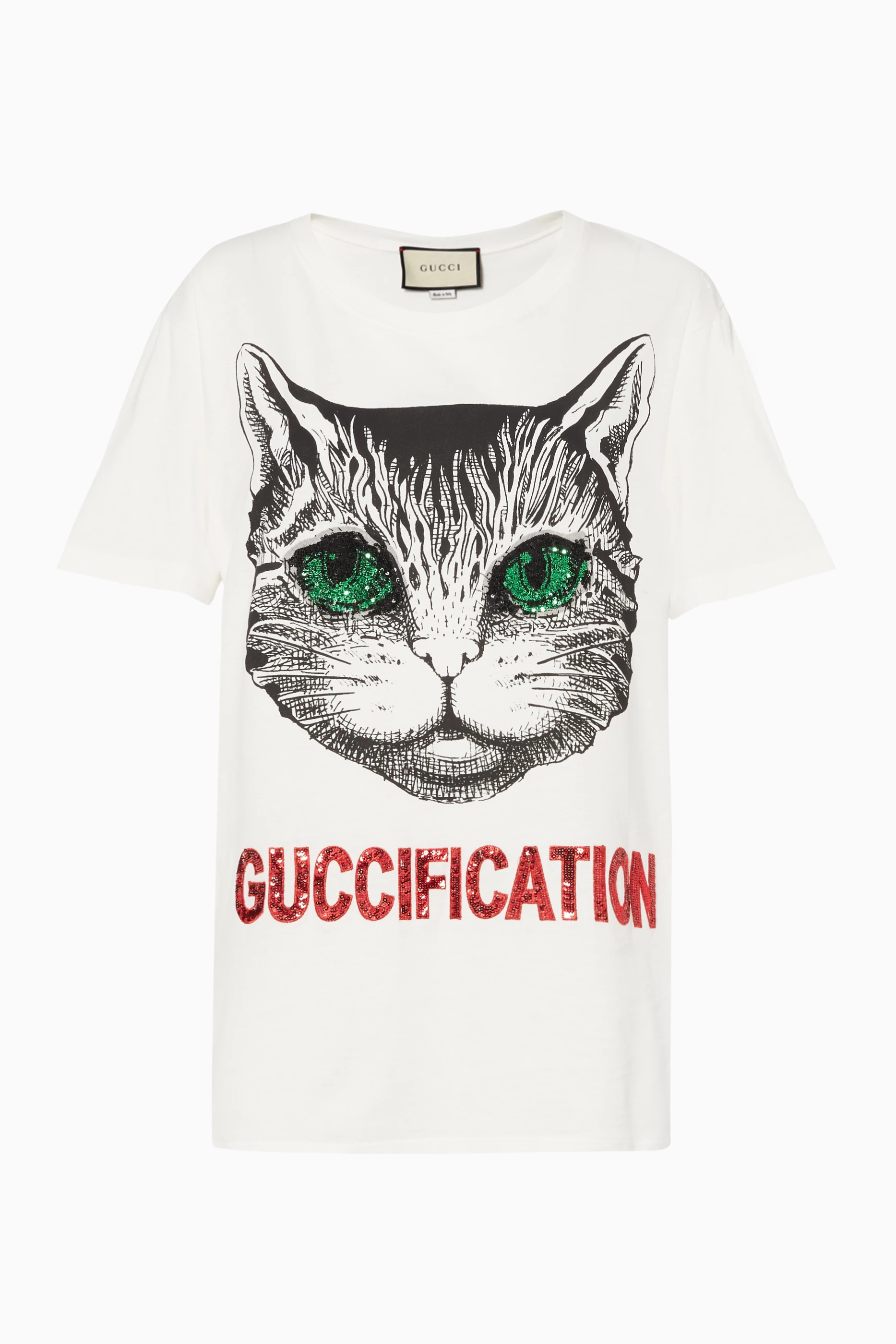 Gucci shirt with cat discount