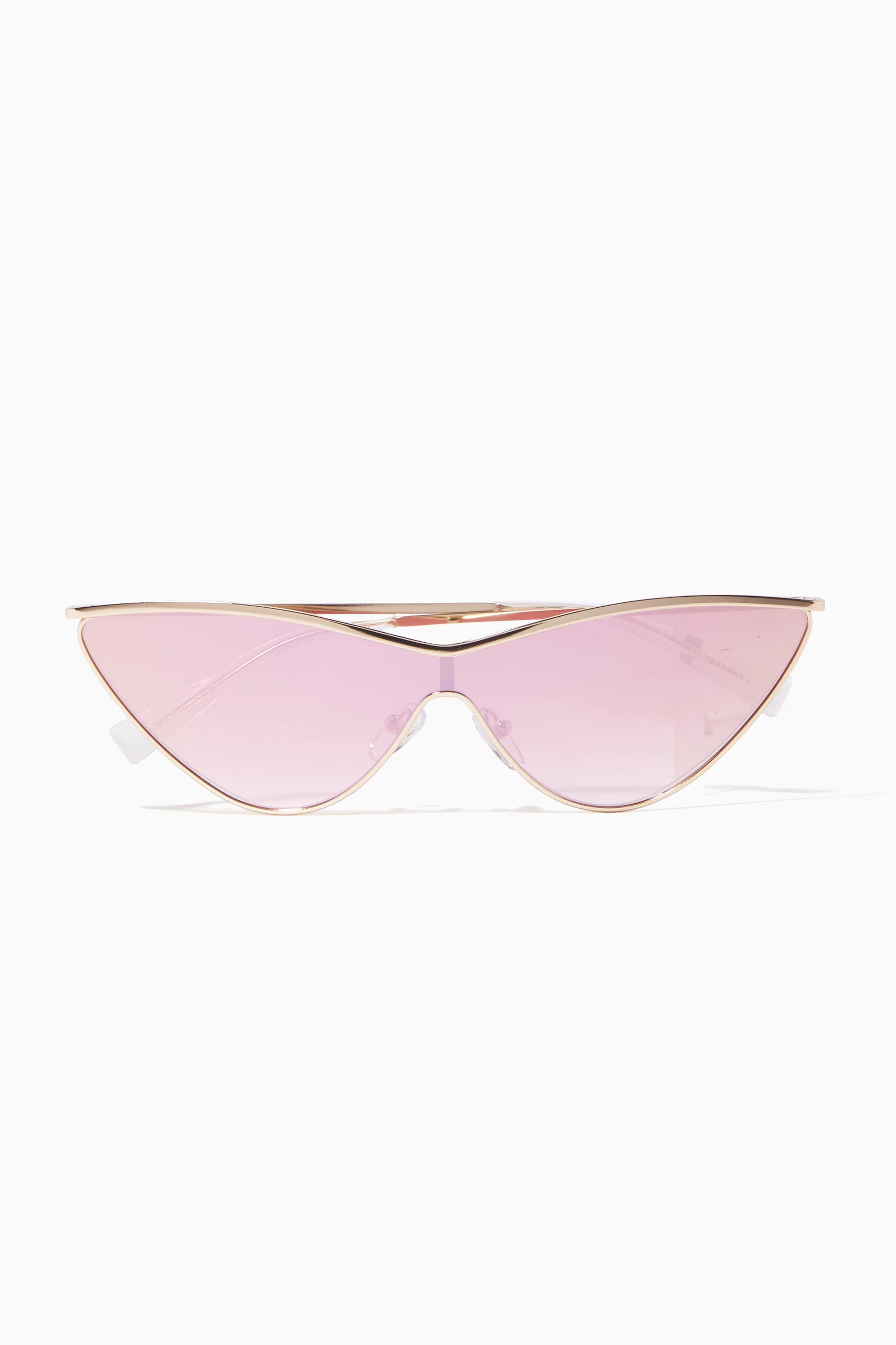 LeSpec x Adam Selman “The Fugitive” Gold Frame Sunglasses LE SPECS x Adam Selman  main image 3