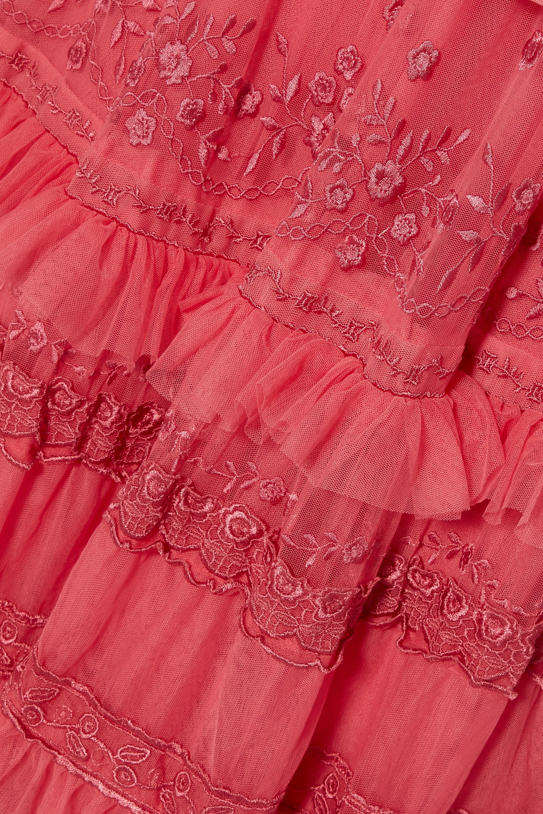 needle and thread hot pink dress Buy Needle & Thread Pink Bright-Pink Iris Embroidered Gown For Women Online