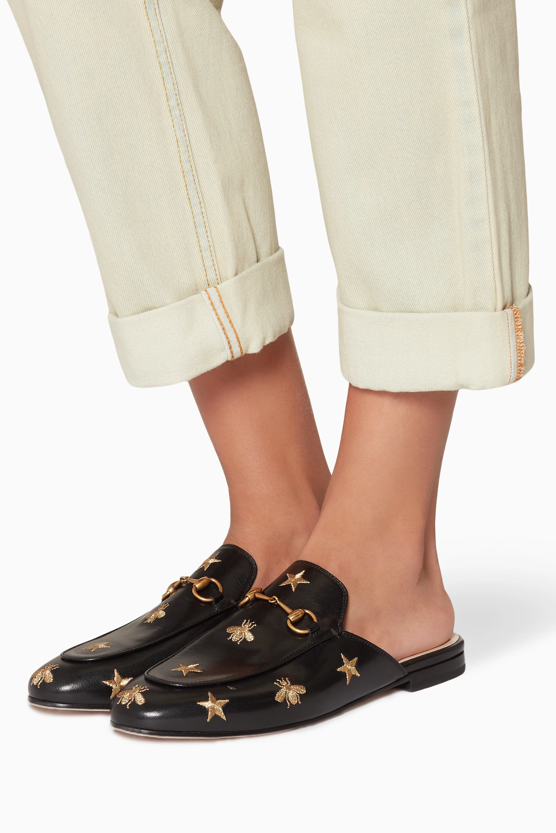 Gucci guaranteed bee slippers