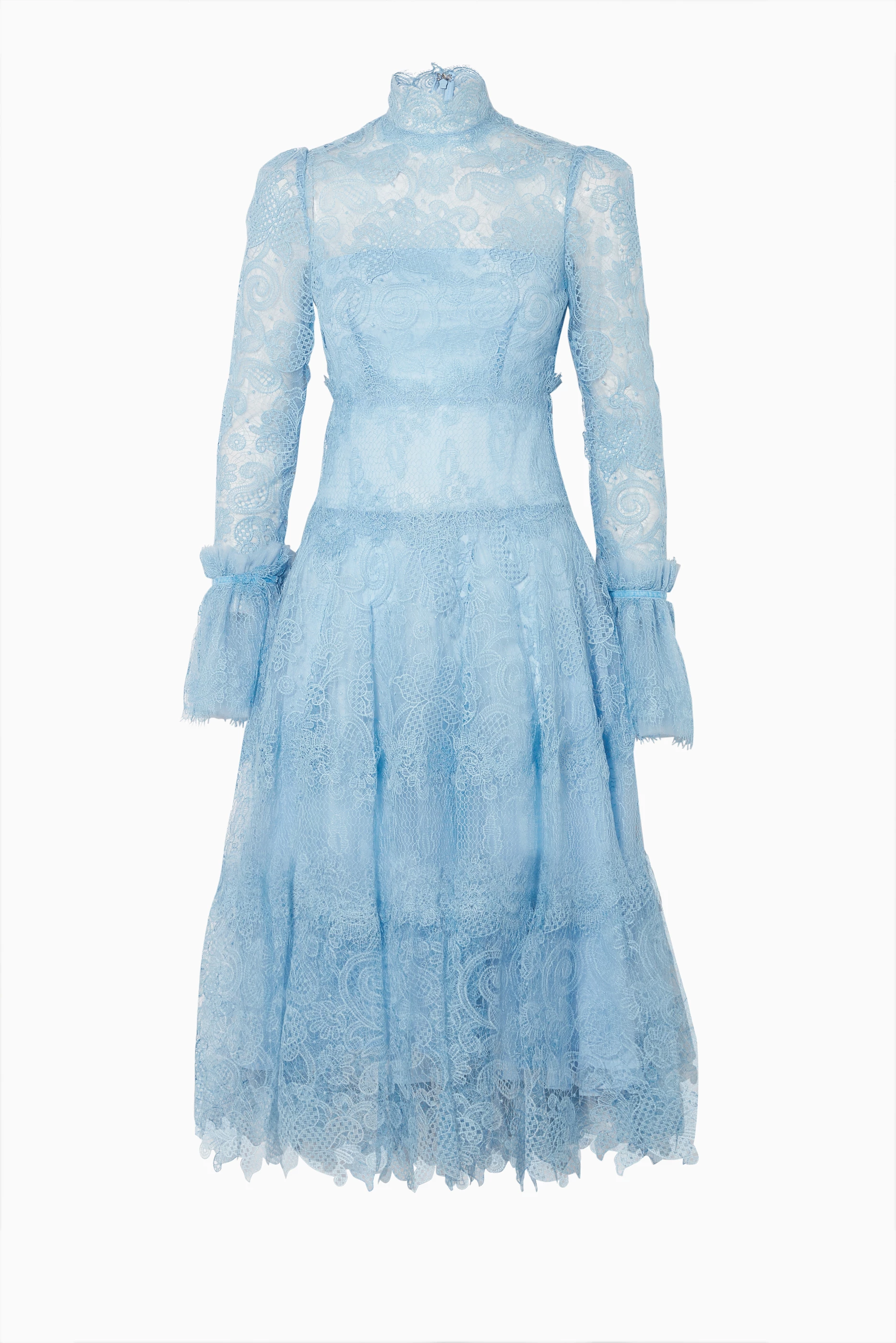vintage white lace dress with sleeves Lace n Grace Vintage White Mini Dress main image 1