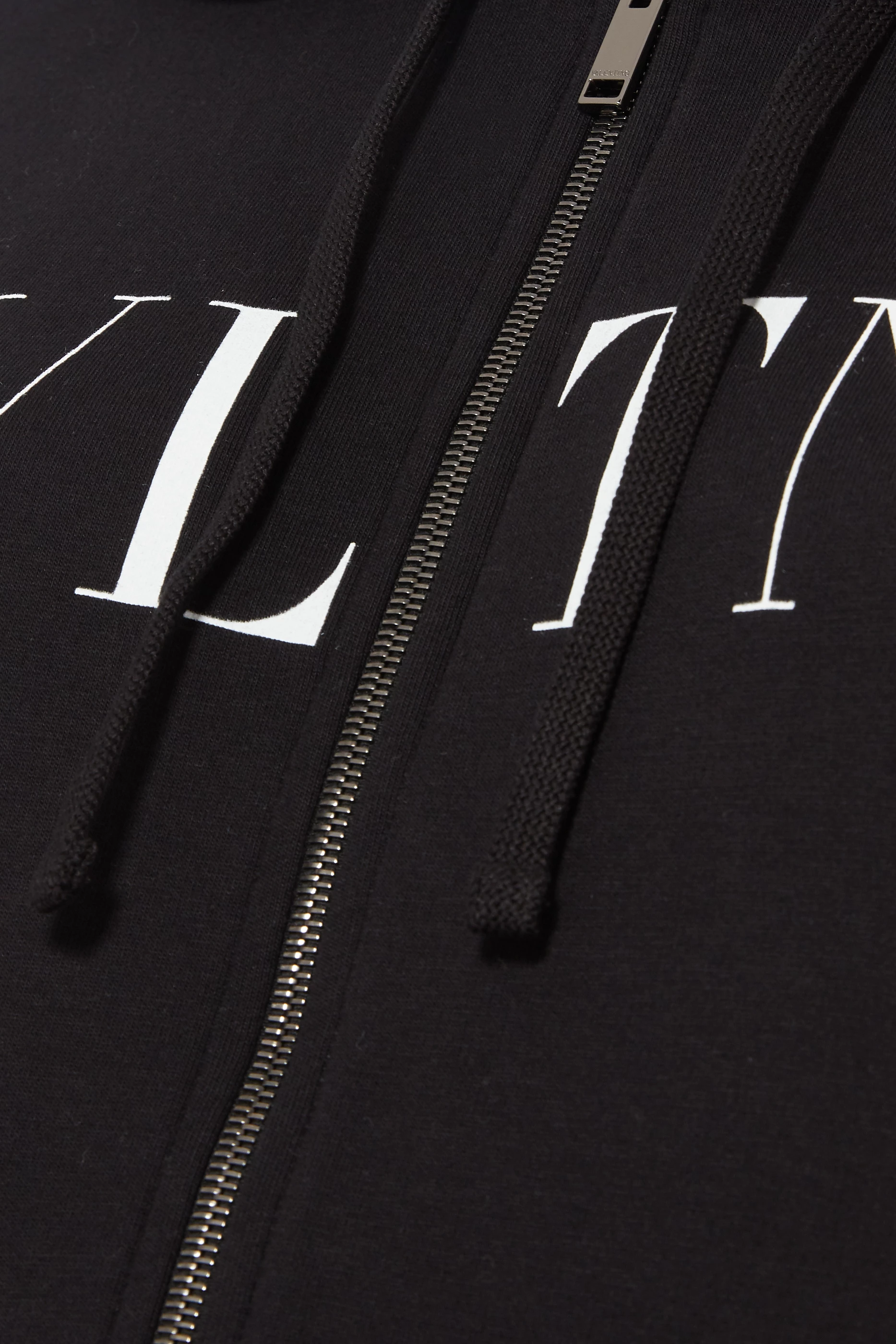 Buy Valentino Garavani Black Black VLTN Logo Sweatshirt For Women