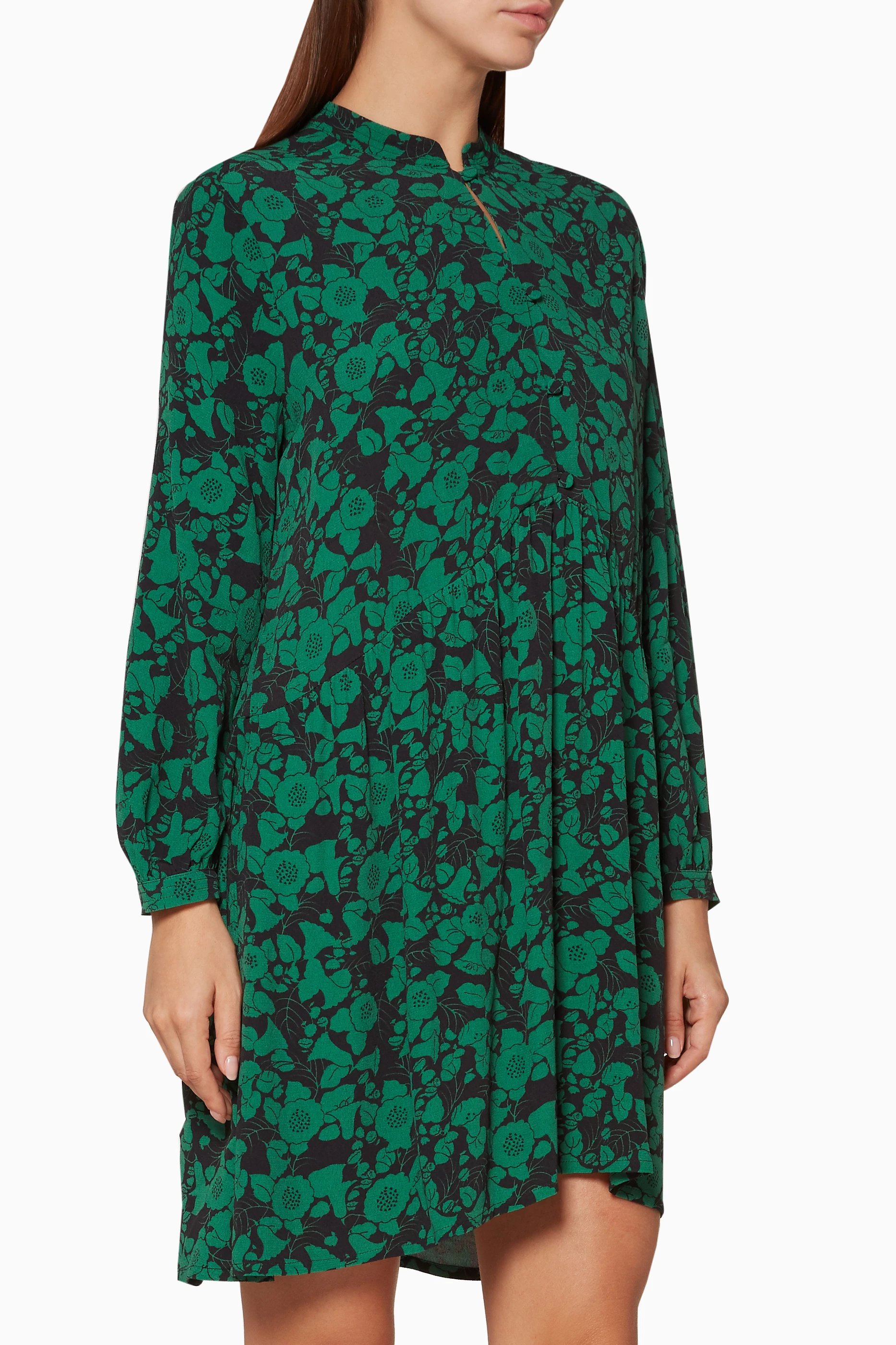 Whistles deco floral print dress hot sale