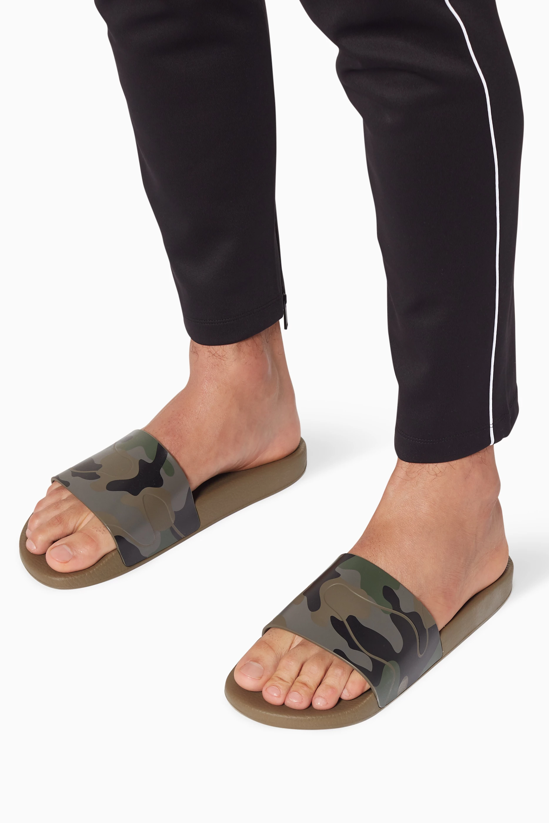 Valentino Multi Camo Pool Slides luxury-men-valentino-used-  main image 2