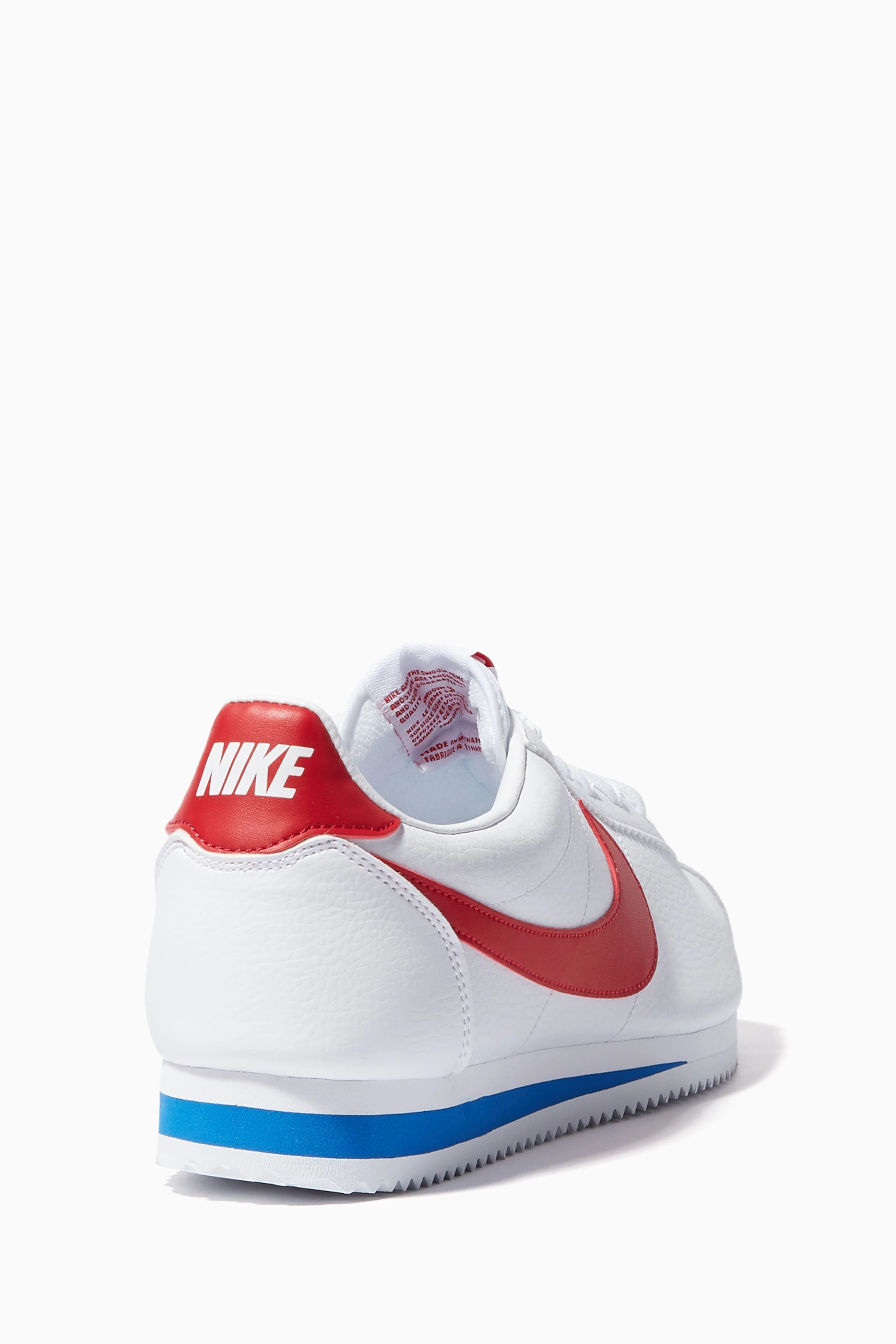Nike men's classic cortez leather fashion sneakers cheap