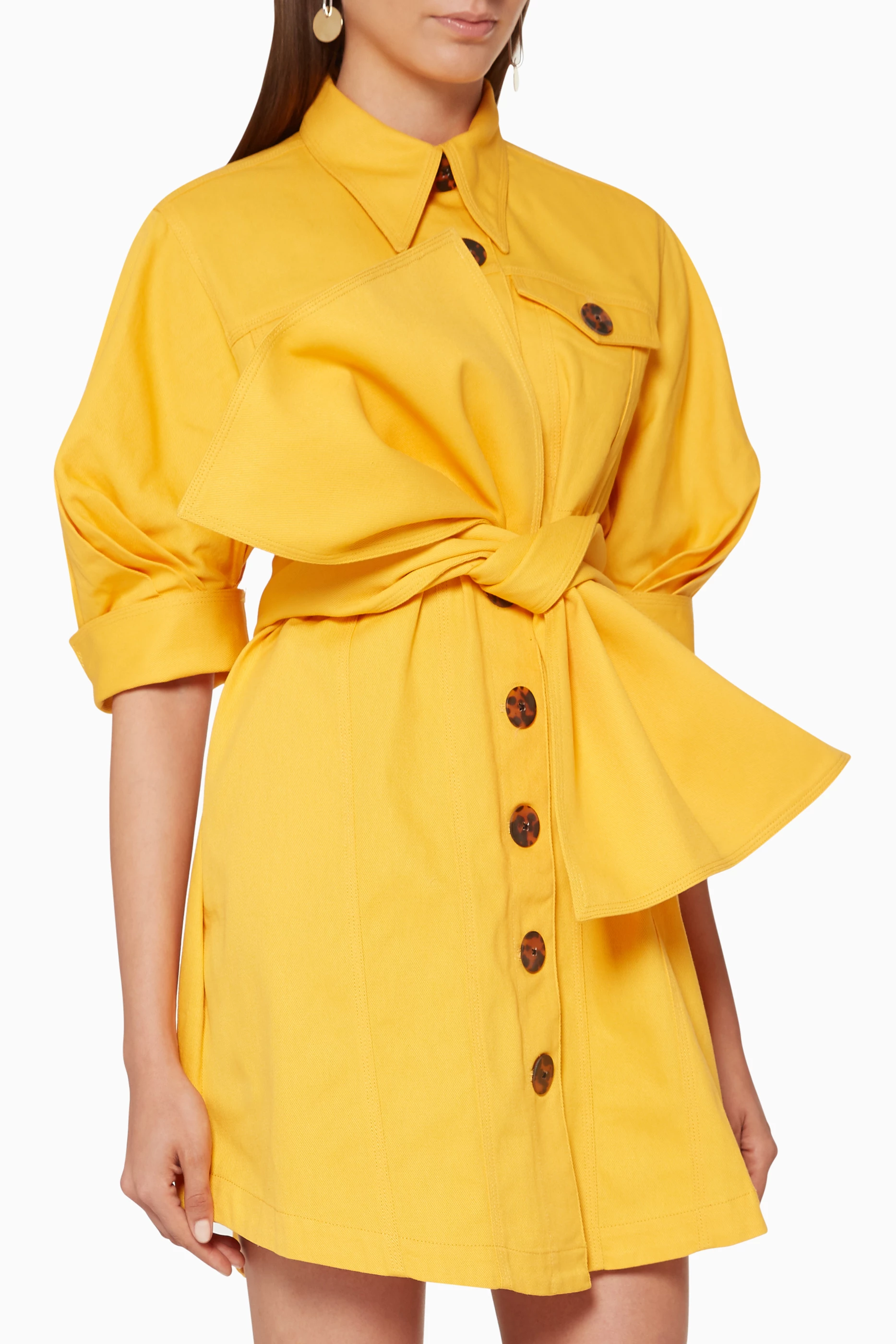 white christmas dresses Acler Women's Hawkin Mini Shirtdress main image 1