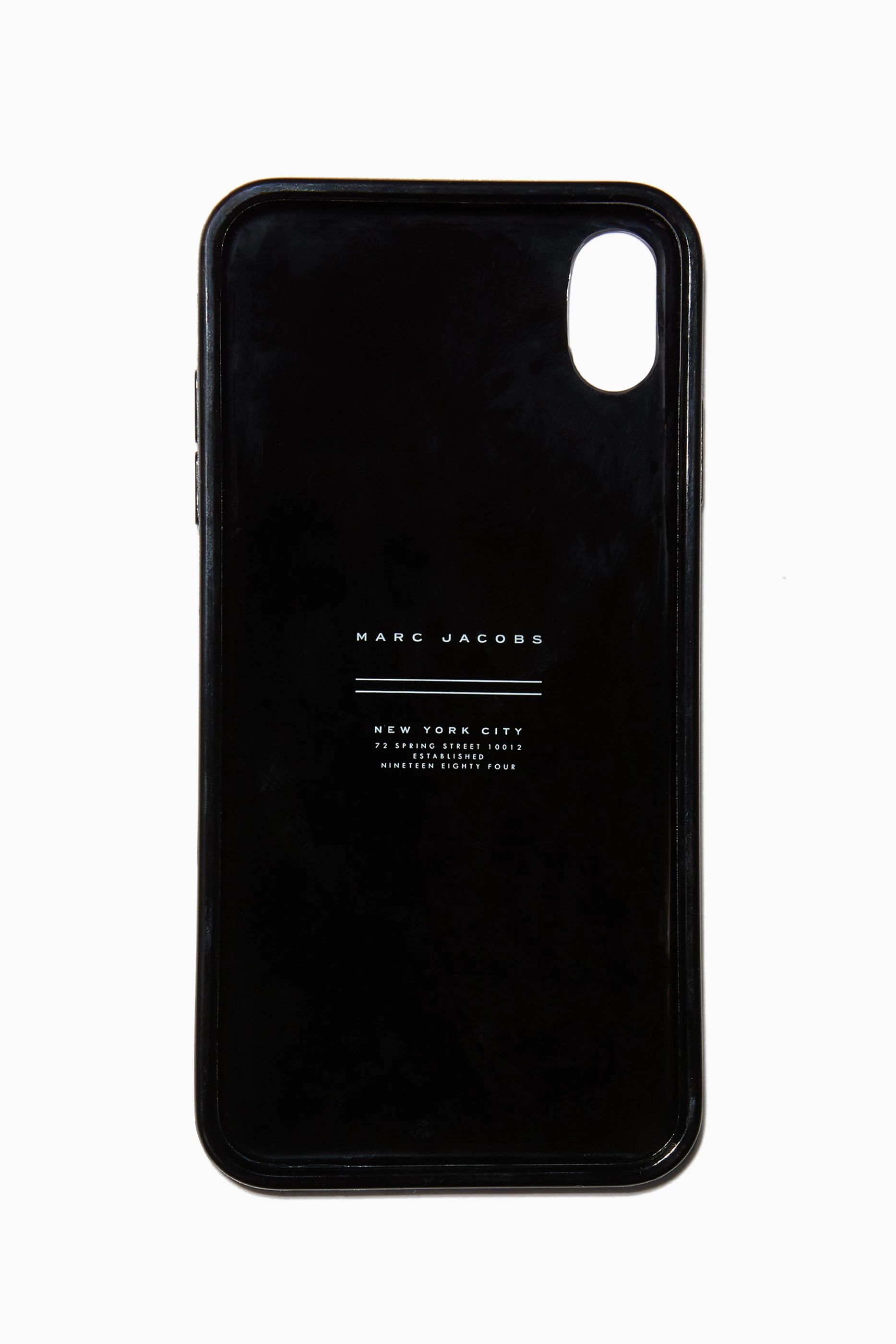 MARC JACOBS iPhoneケースXSMAX Buy Marc Jacobs Silver Logo-Print Iphone XS Max Case For Women
