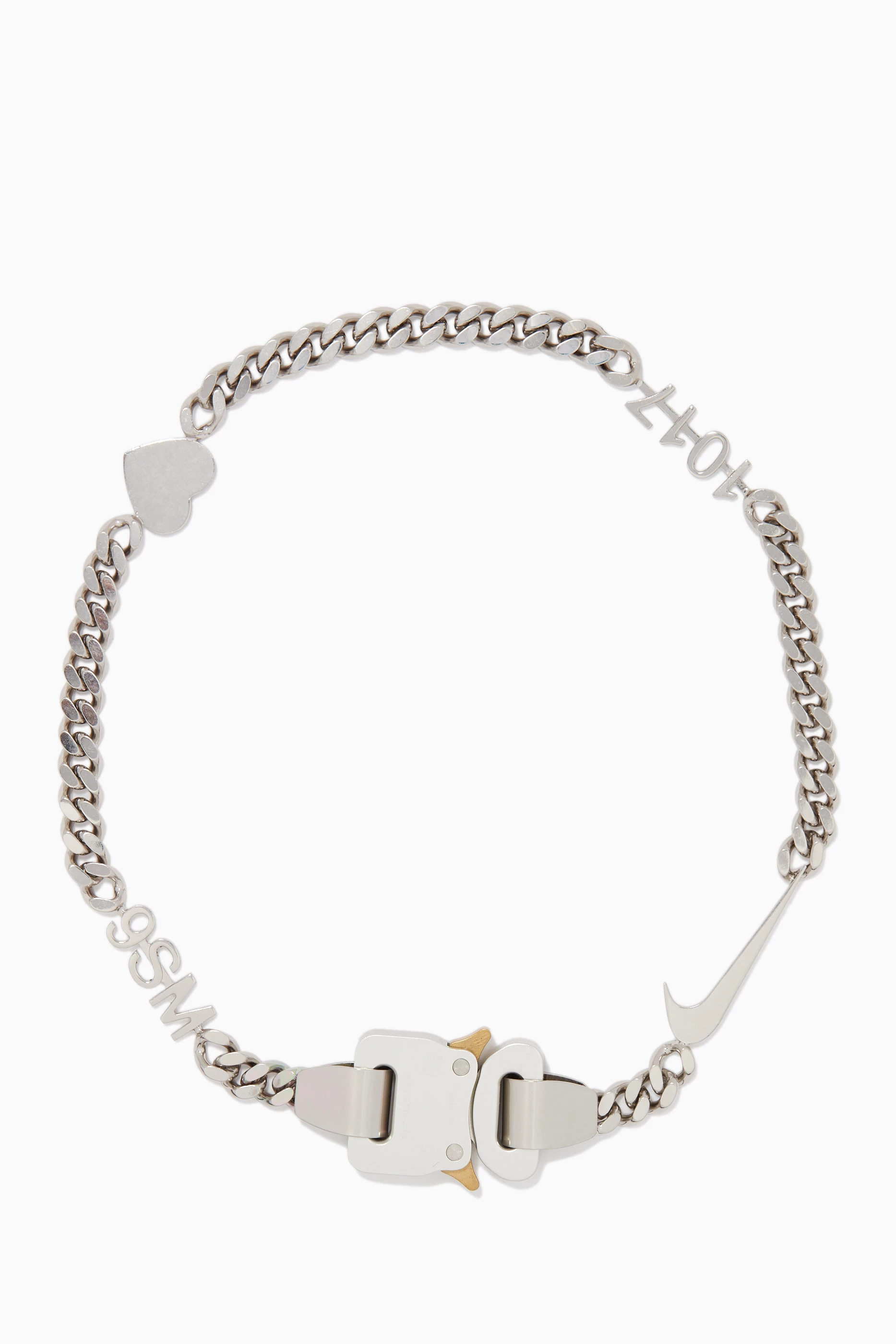 Buy 1017 ALYX 9SM Silver x Nike Hero Chain Necklace For Men Online Ounass Oman
