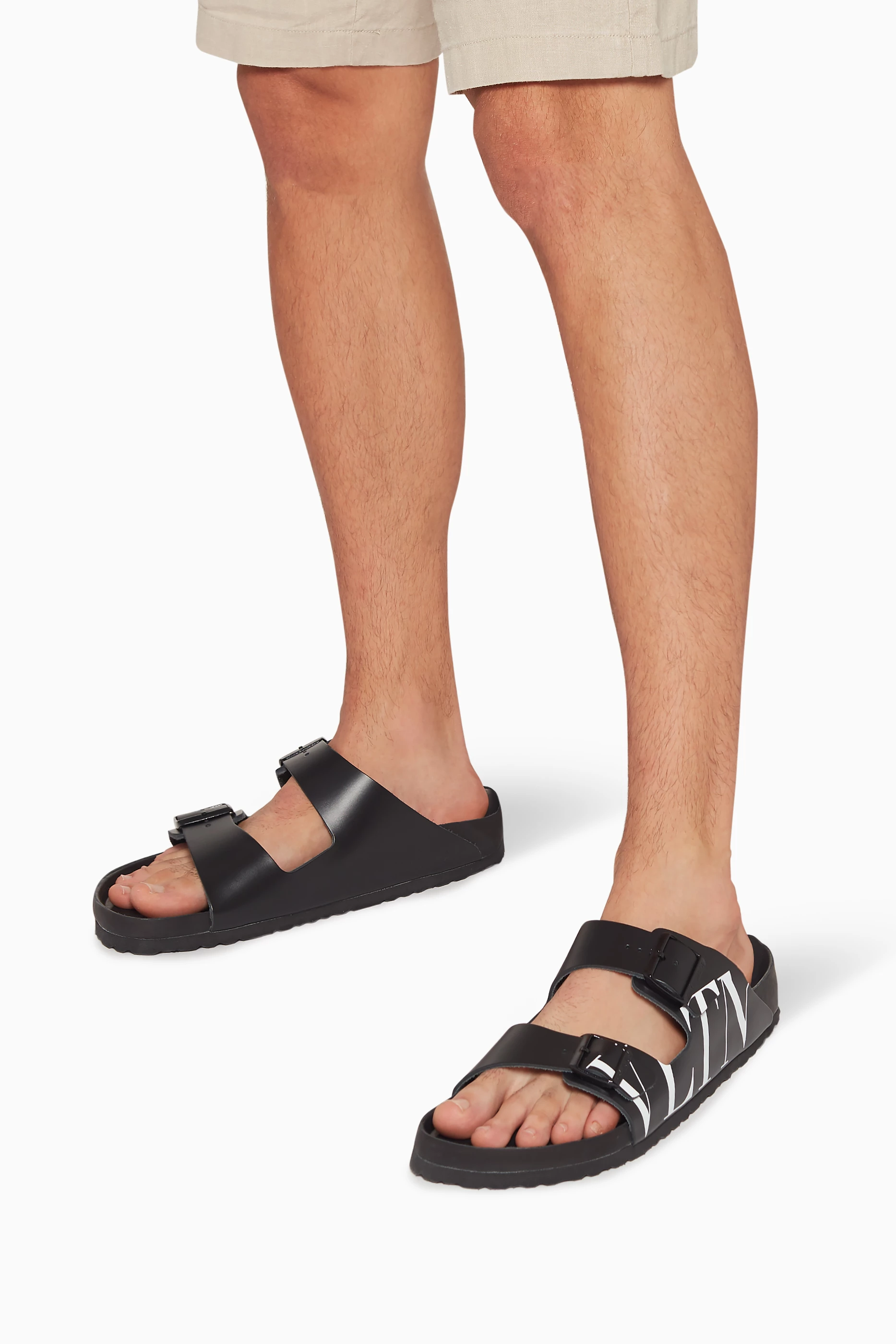 Buy Valentino Garavani Black Valentino Garavani x Birkenstock VLTN