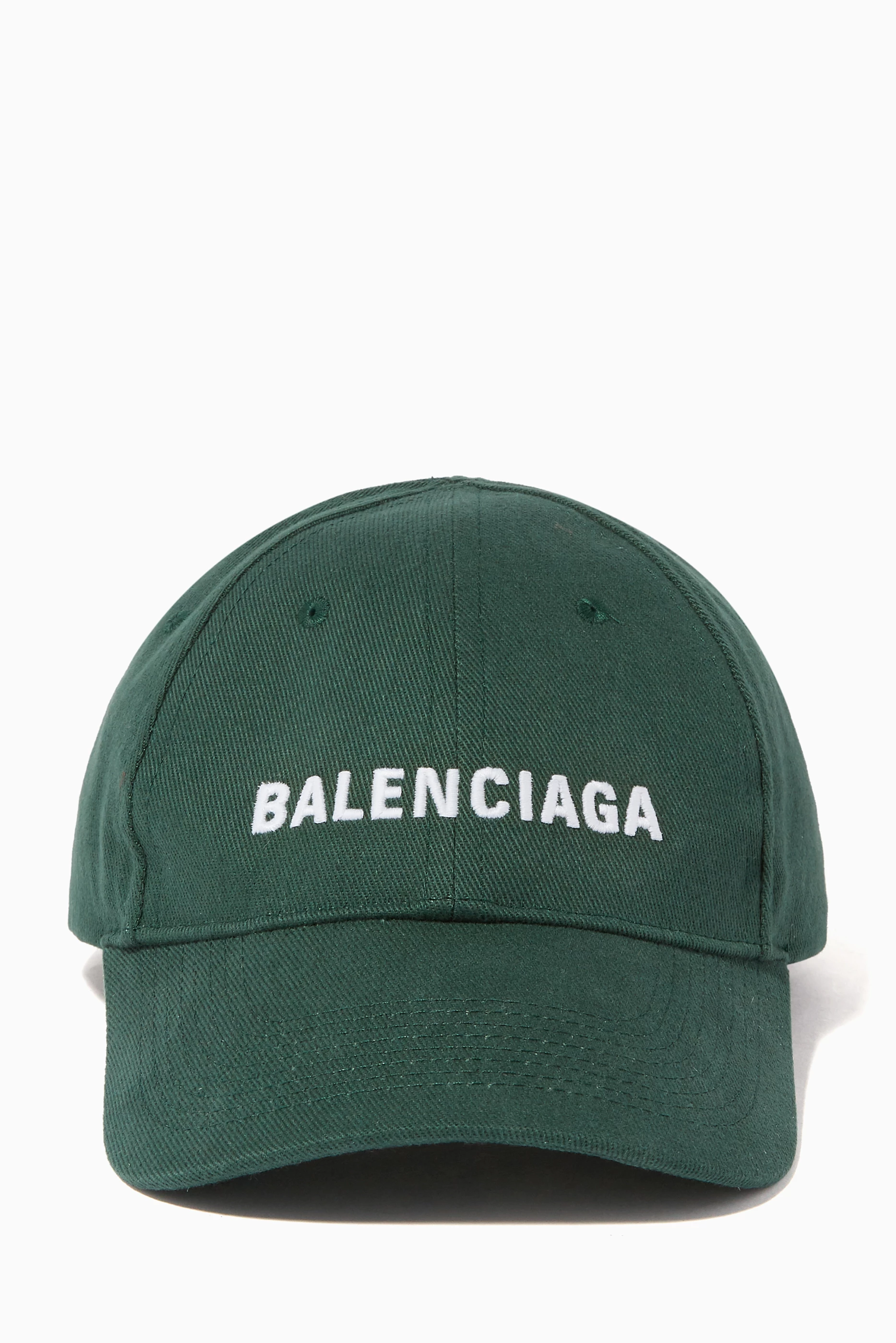 Green balenciaga hat shop