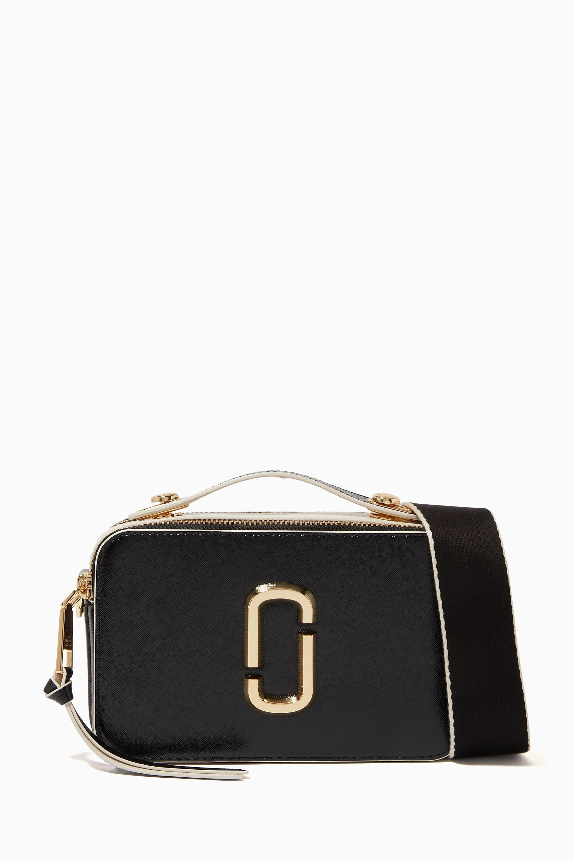 Buy Marc Jacobs Black Sure Shot Leather Cross body Bag For Women Online Ounass Oman