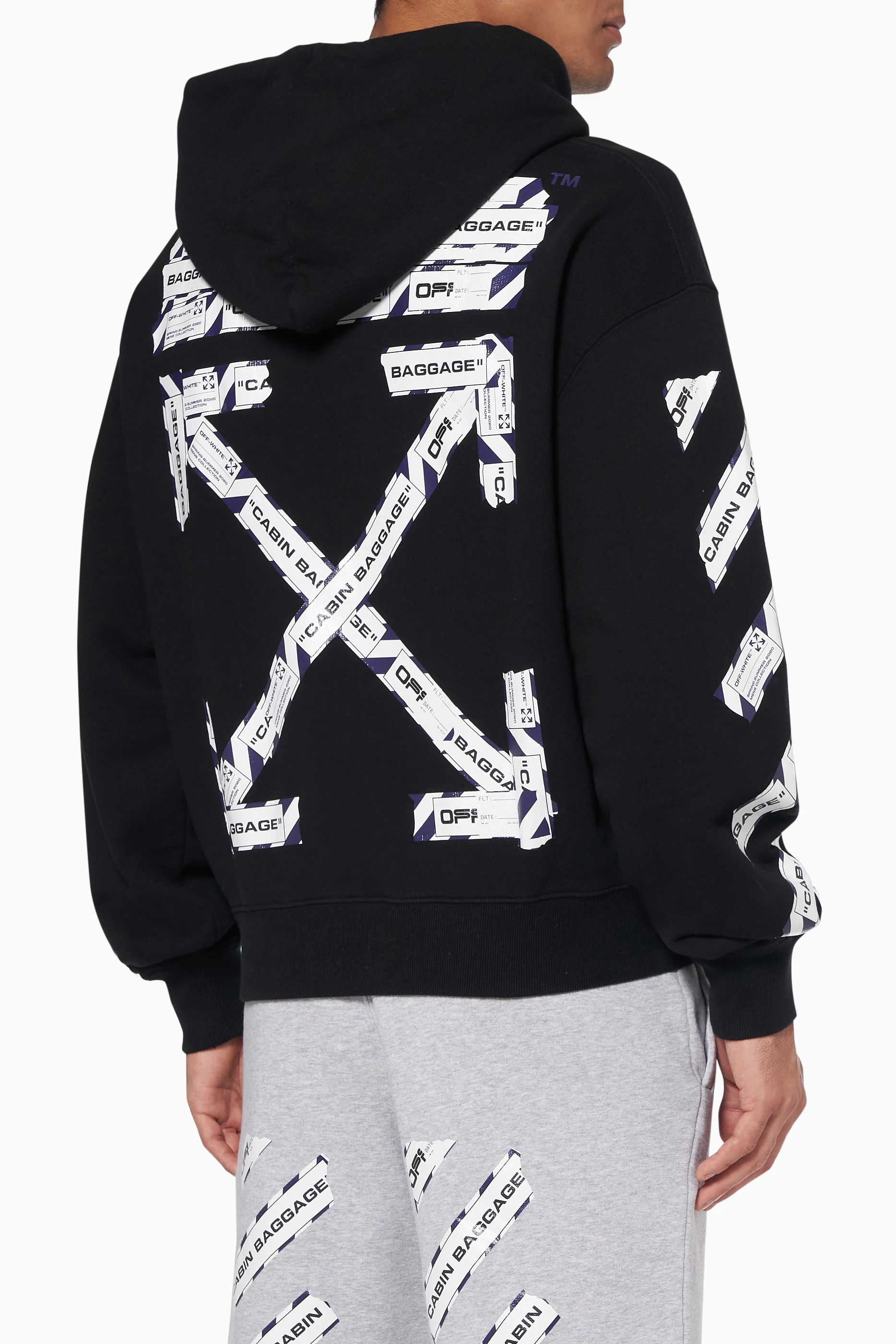 Off white cabin luggage hoodie 2025