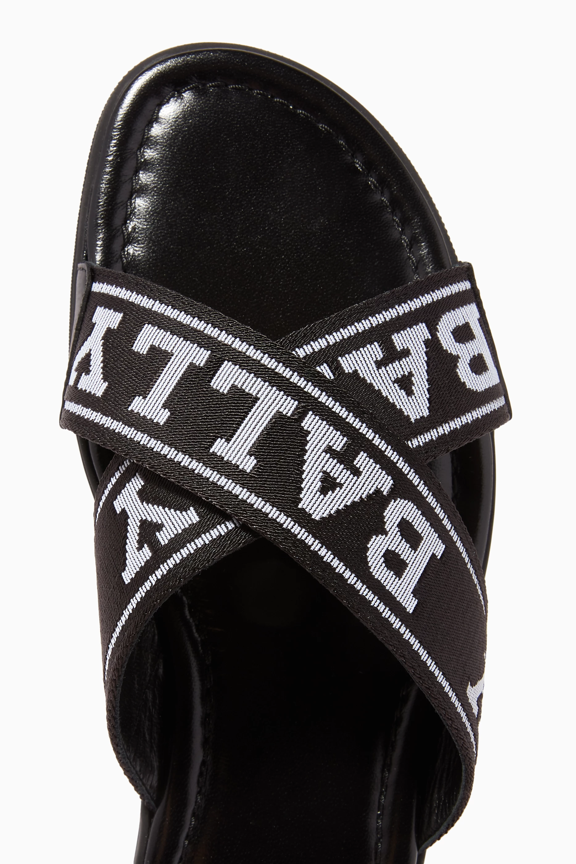 Buy Bally Black Bonks Fabric Sandals For Men Online | Ounass 