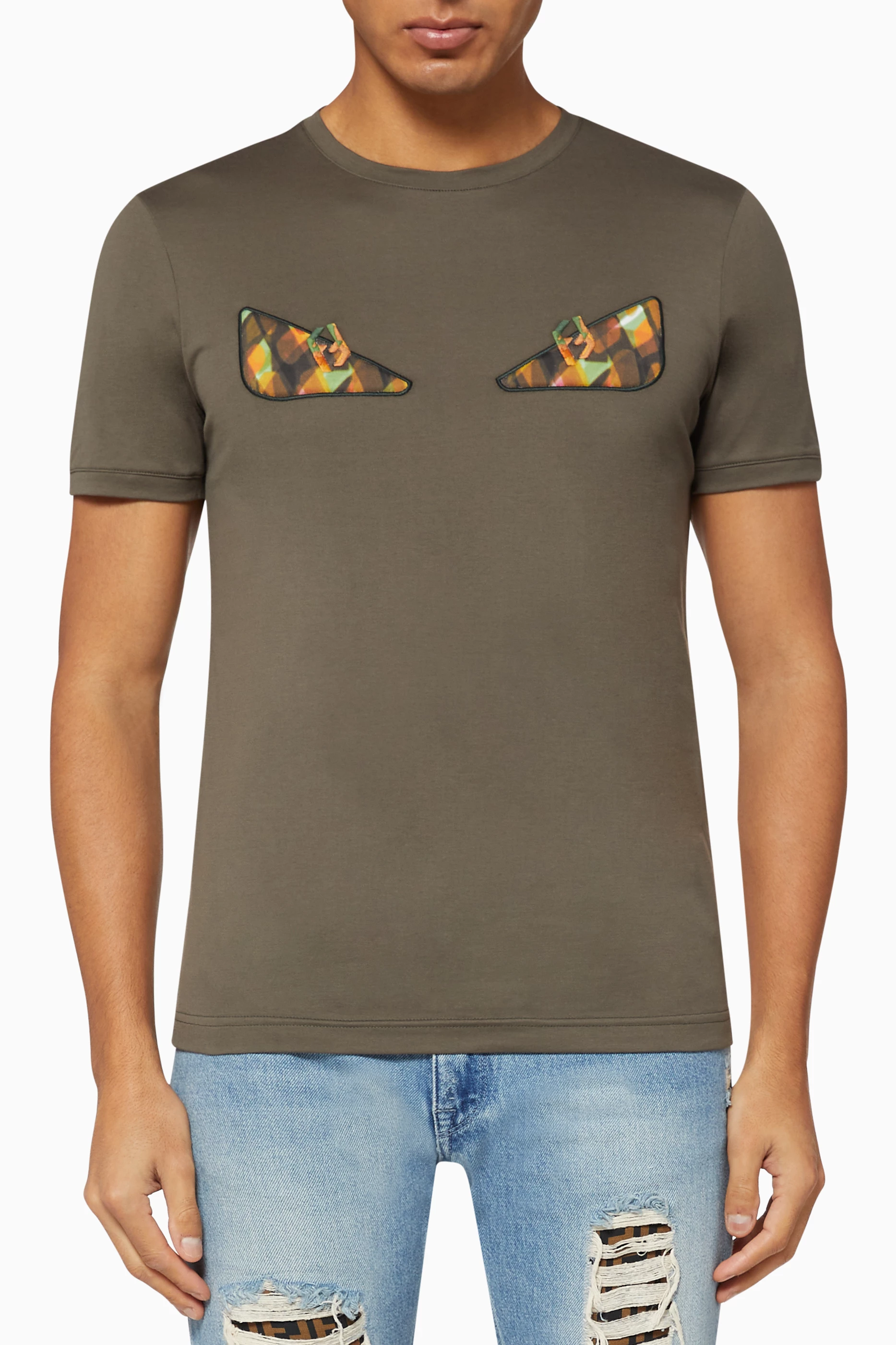 Fendi bug eye t shirt clearance