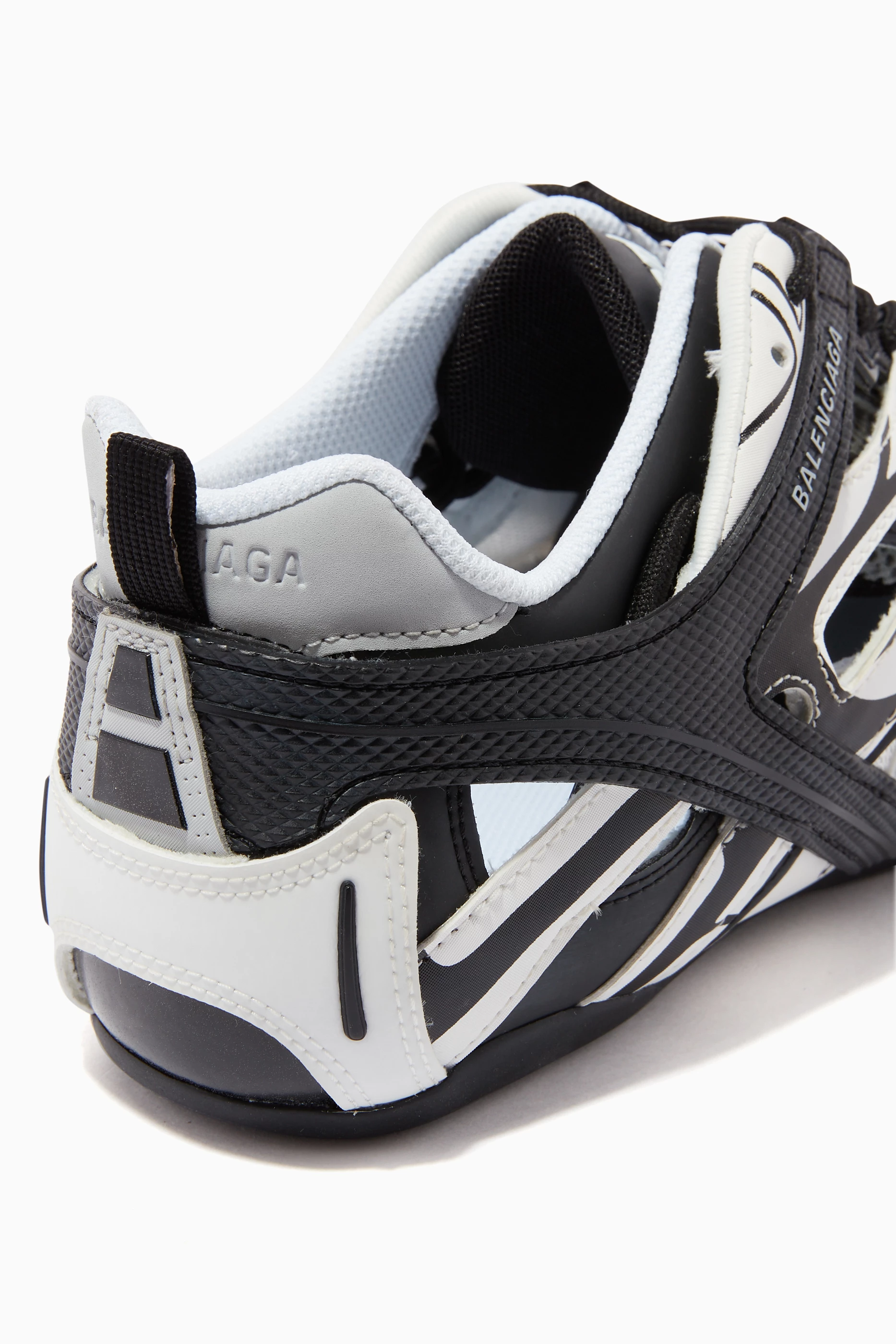 Buy Balenciaga Grey Drive Sneakers in Technical Fabric & Nylon 