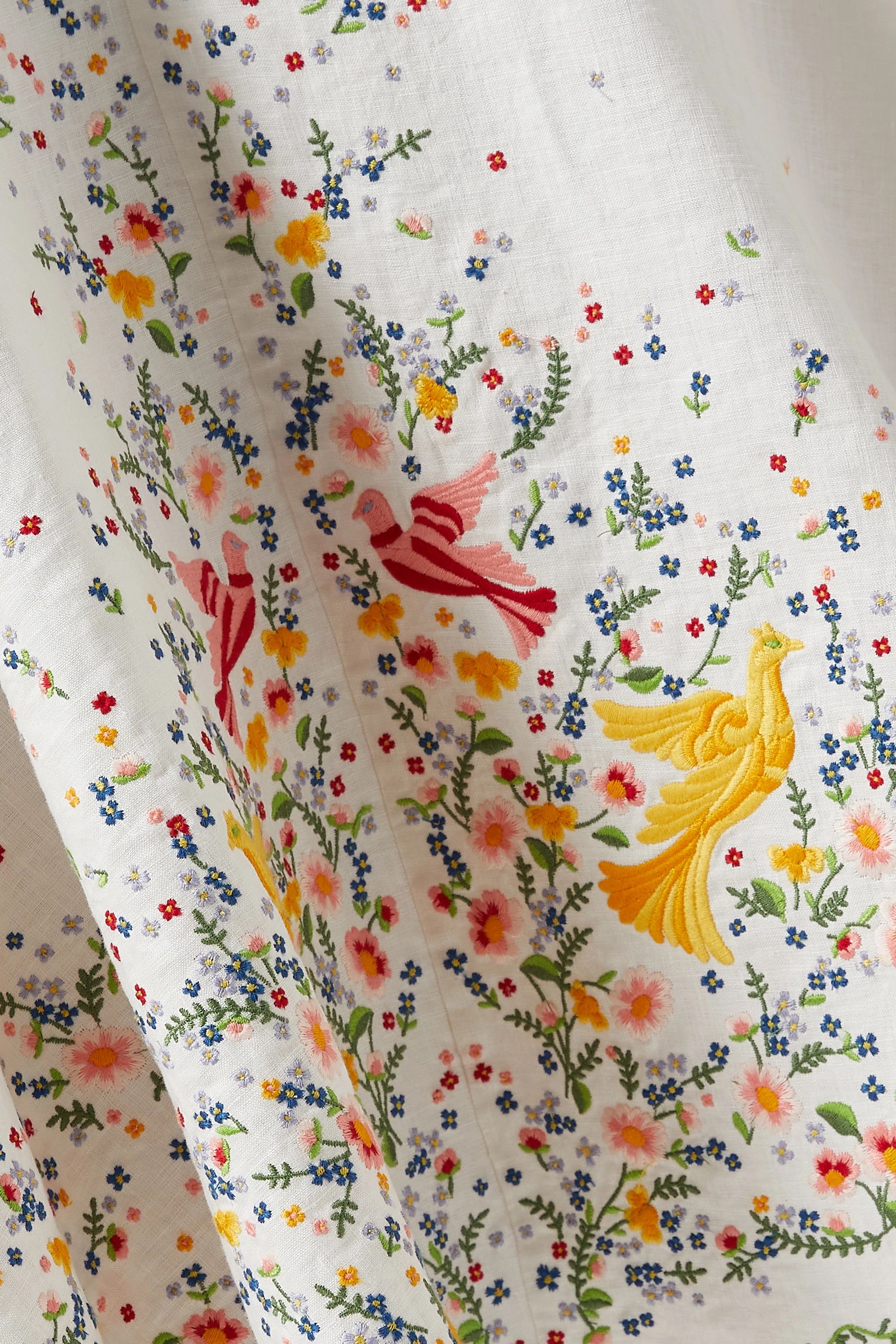 Buy Zimmermann Neutral Carnaby Embroidered Bird Dress For Women Online |  Ounass Oman