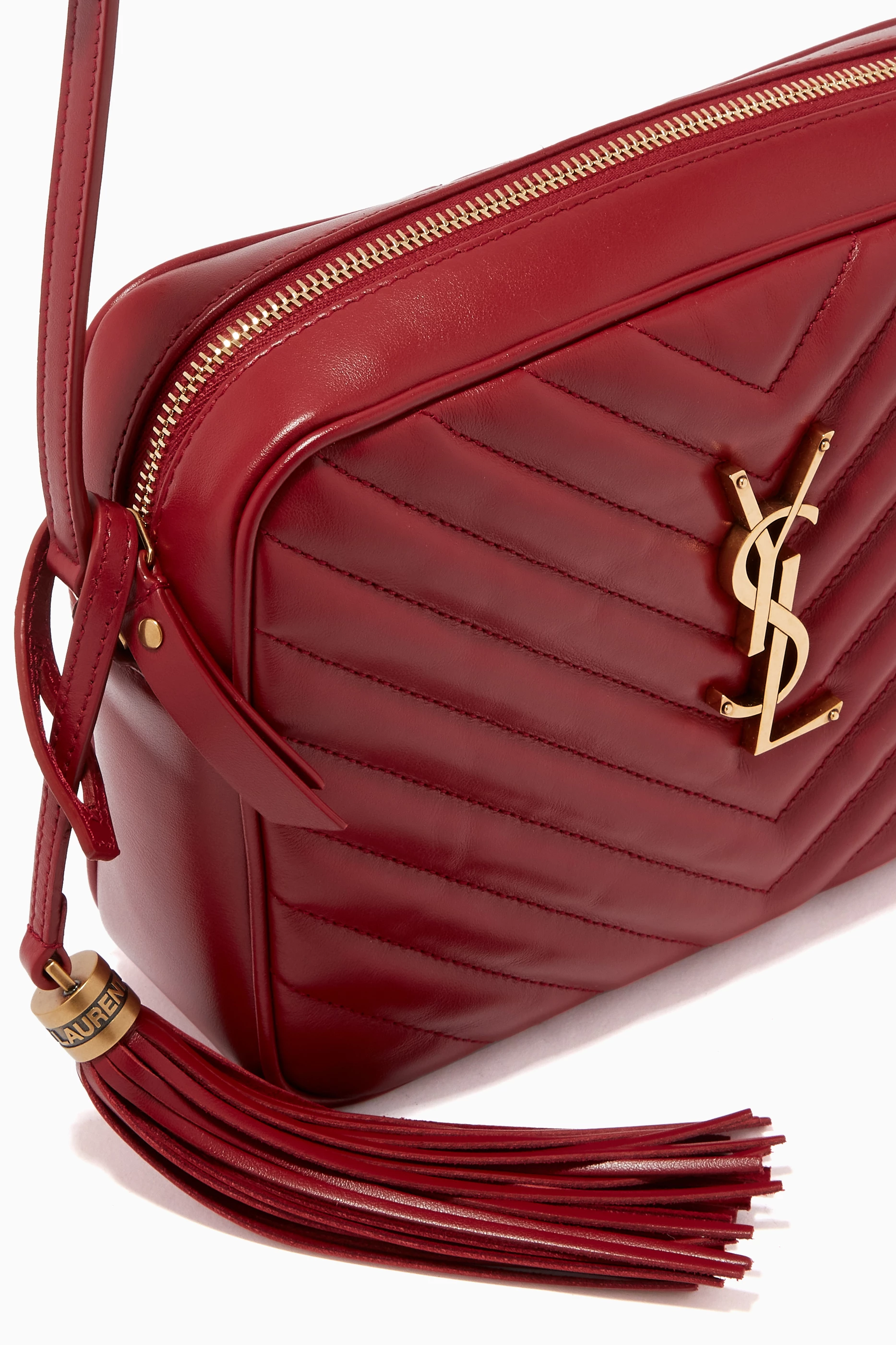 Shoulder Bags Ysl Mini Lou Camera Bag Red Buy SAINT LAURENT