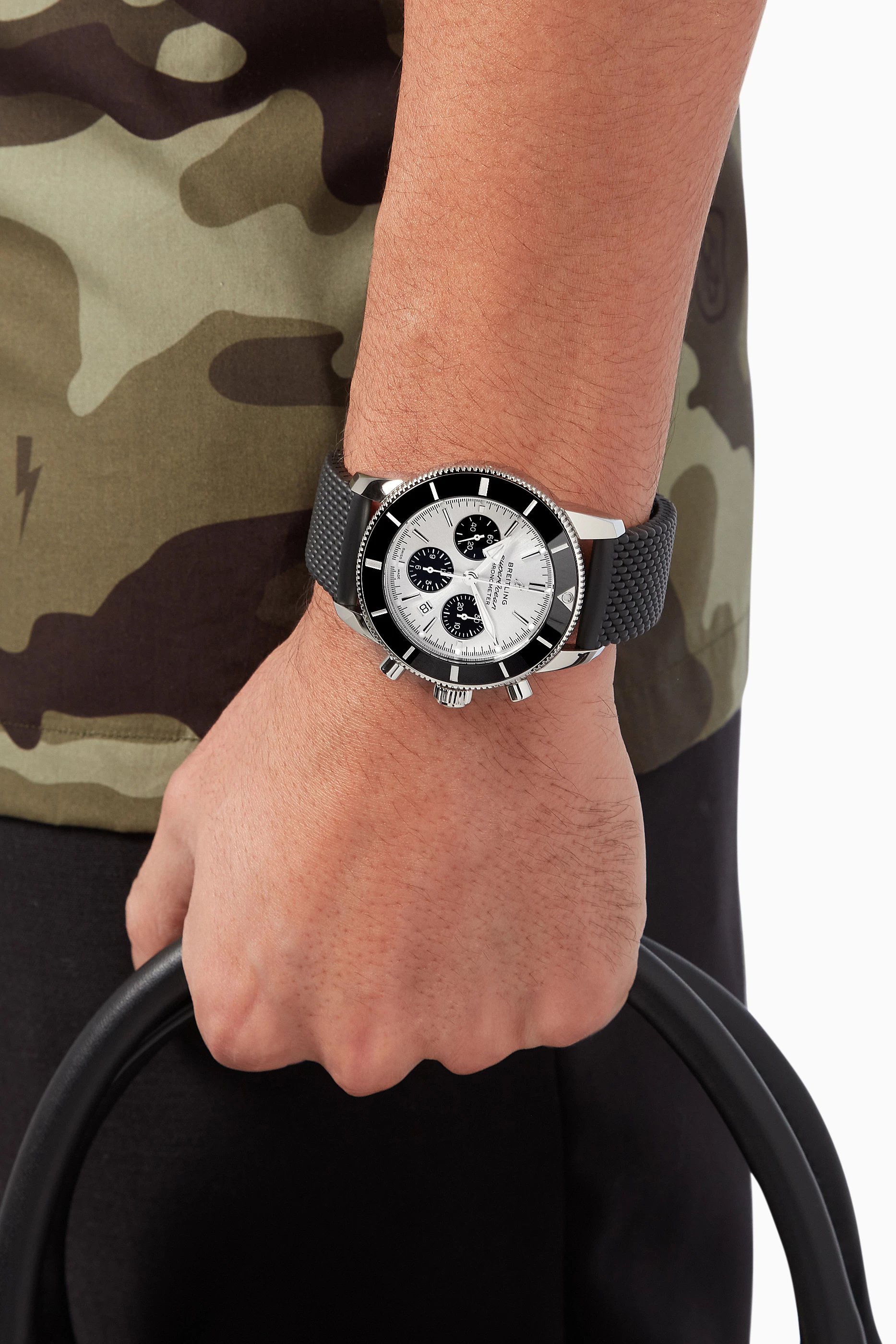 Superocean Heritage Chronograph 44 On Wrist Pre-Owned Breitling