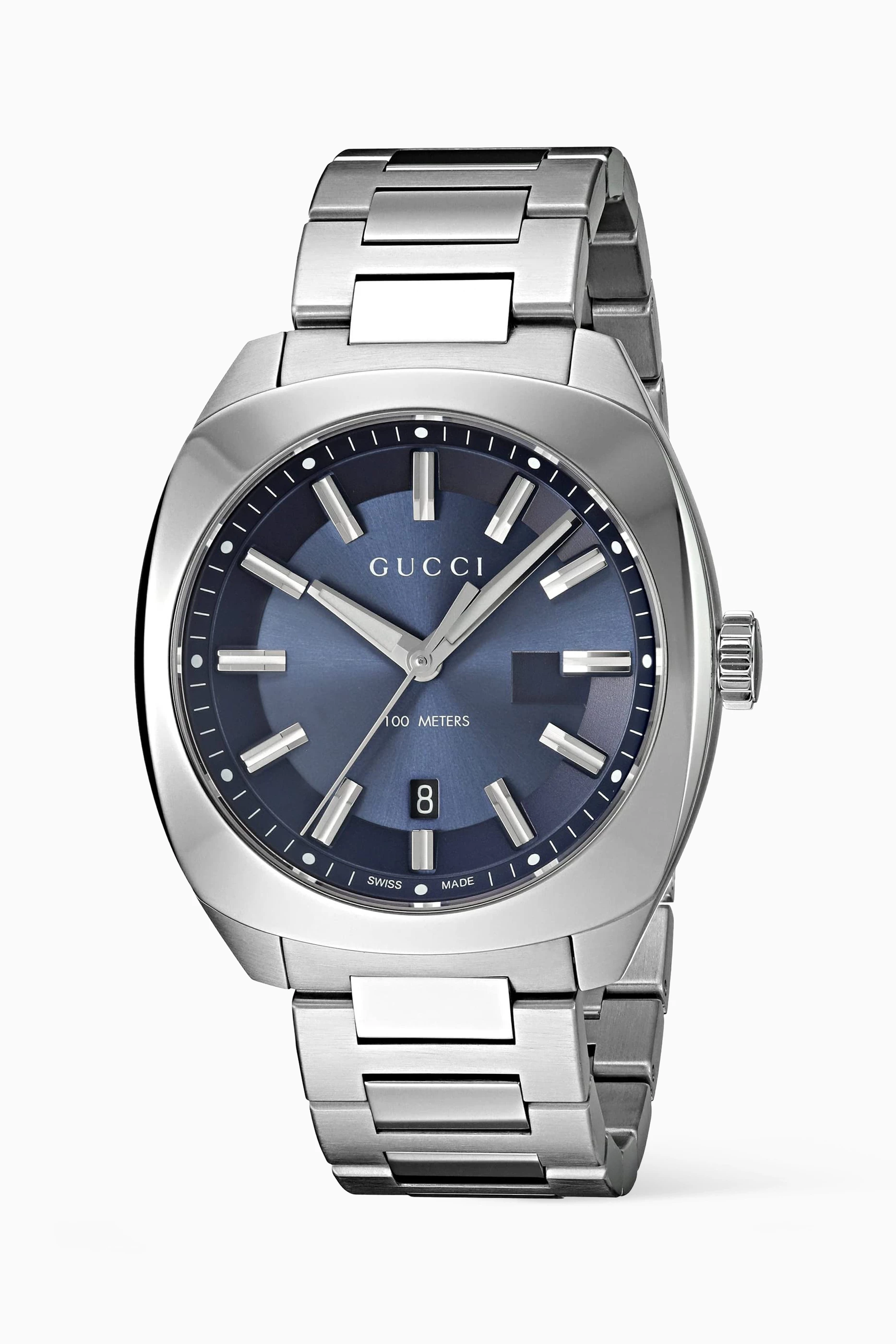 Buy Gucci Silver GG2570 Watch 41mm For Men Online Ounass Oman