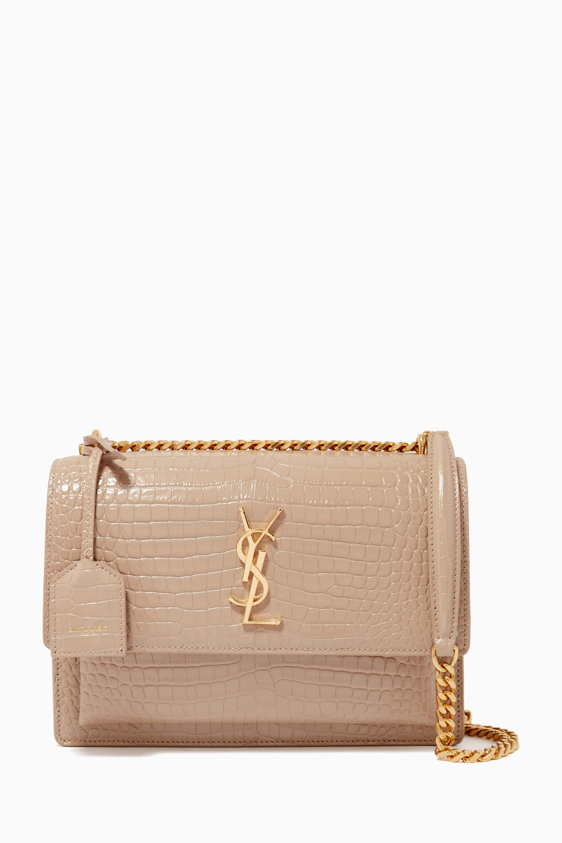 Ysl sunset bag beige deals