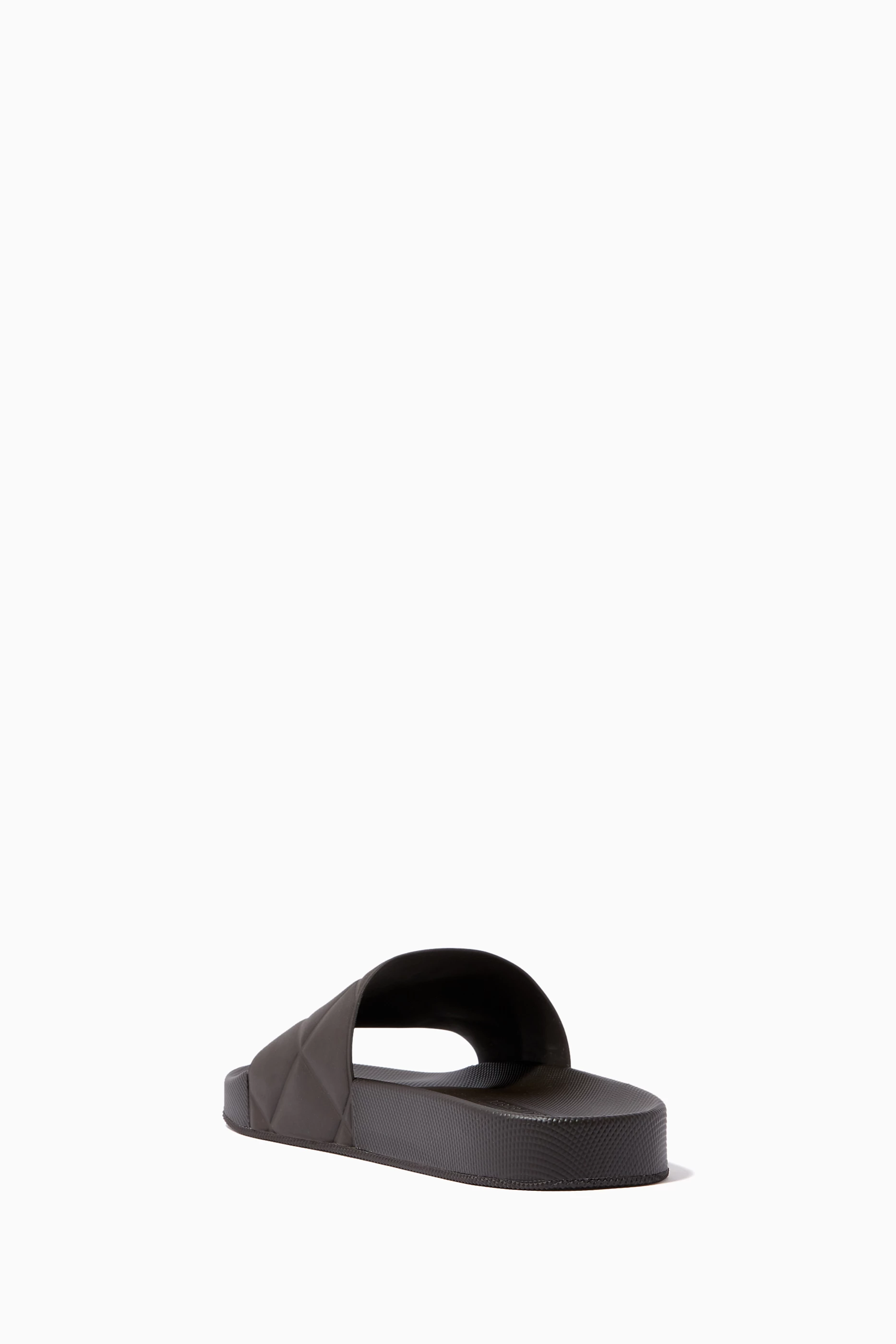 Bottega Veneta Quilted Black Rubber Men\'s Sandals Bottega Veneta Sandals for Men | The RealReal main image 3