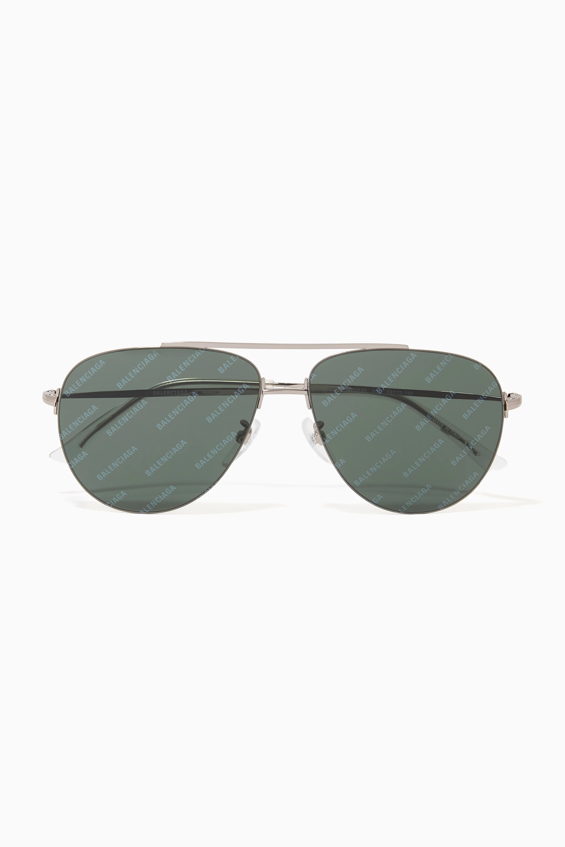 Balenciaga invisible aviator sunglasses clearance